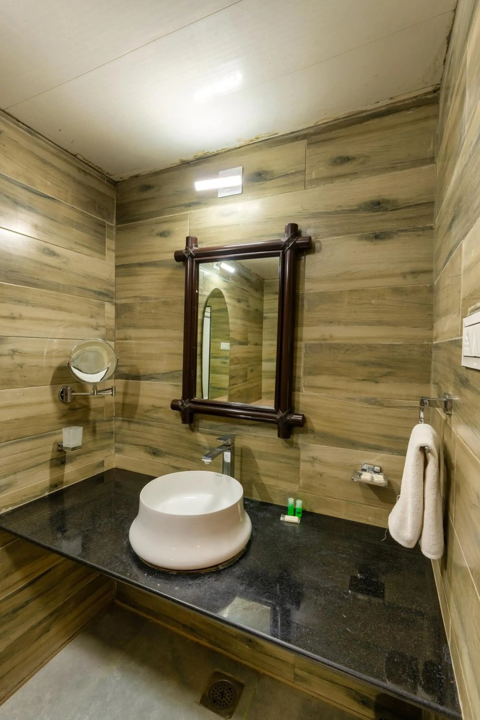 Bathroom in Saavaj Resort, Sasan Gir - Where Wilderness Meets Luxury