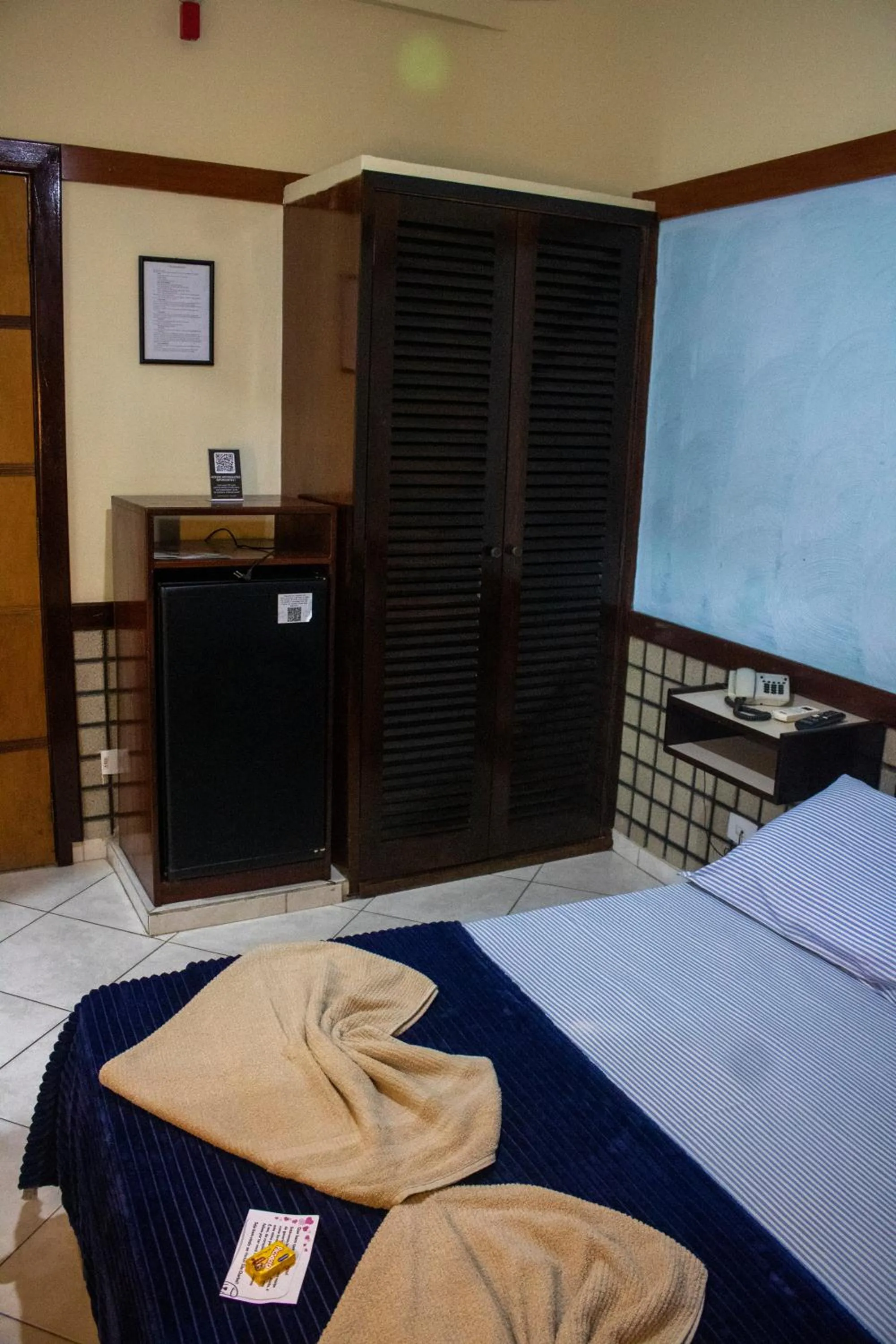 Bed in Hotel São Charbel