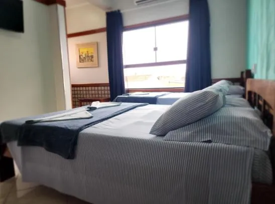 Bed in Hotel São Charbel