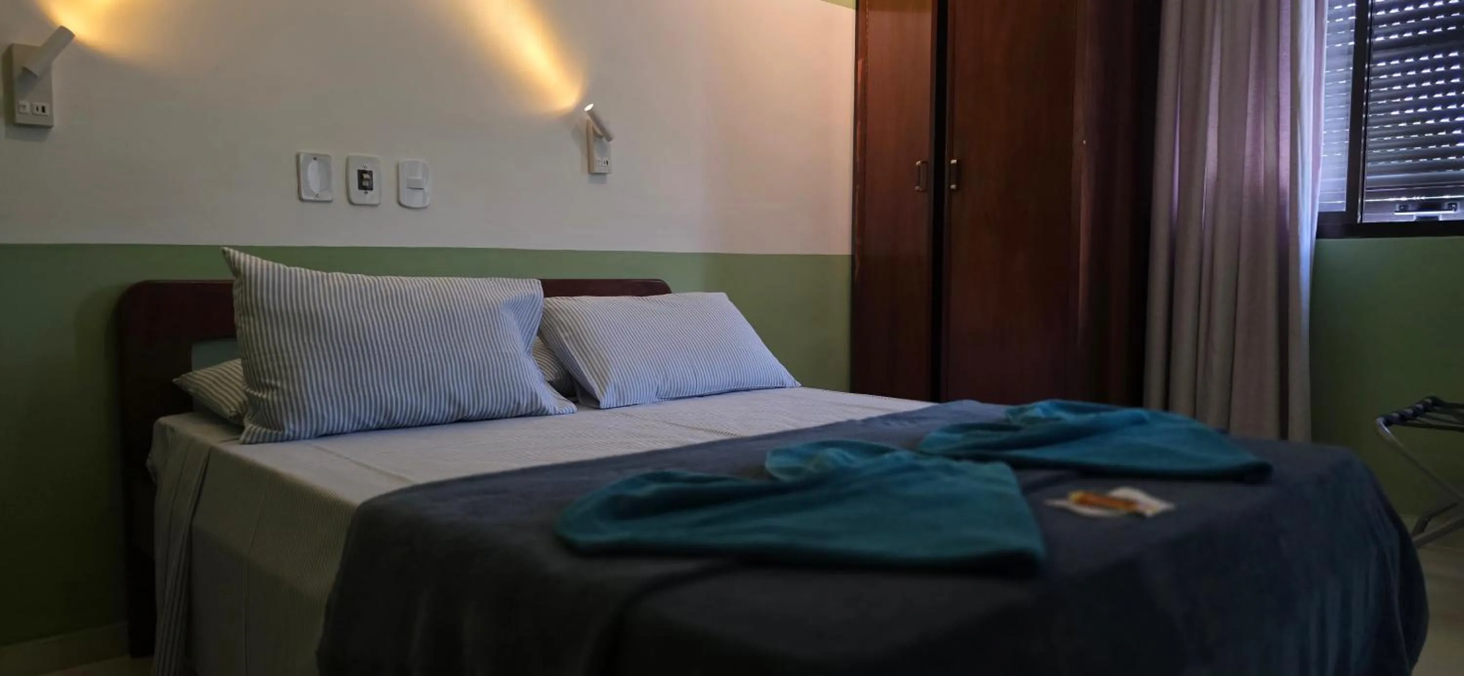 Bed in Hotel São Charbel