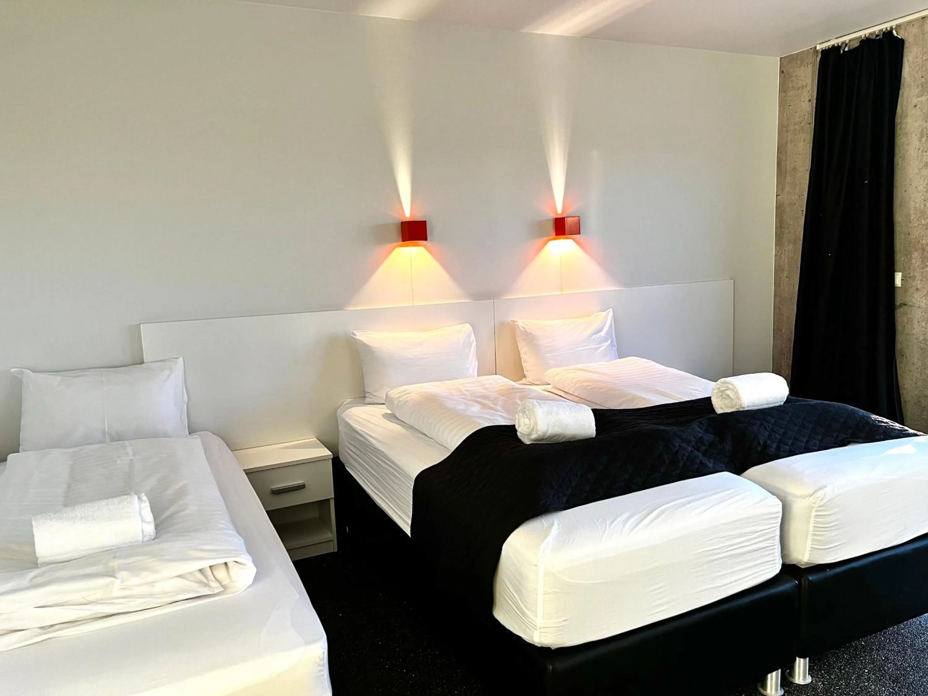 Bed in Seljavellir Guesthouse