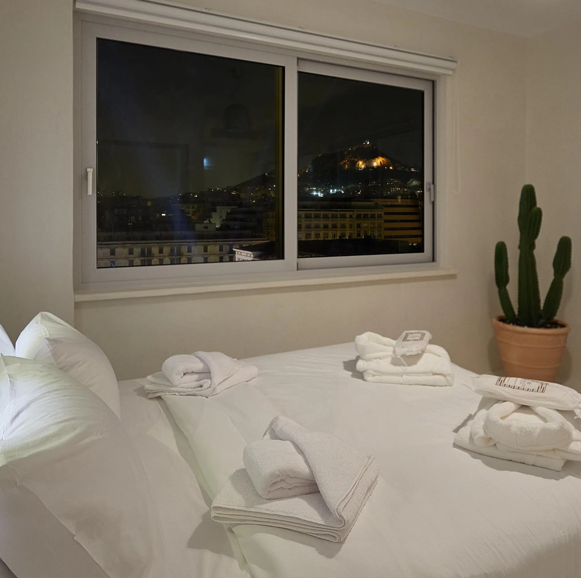 Bed in Athens Penthouse