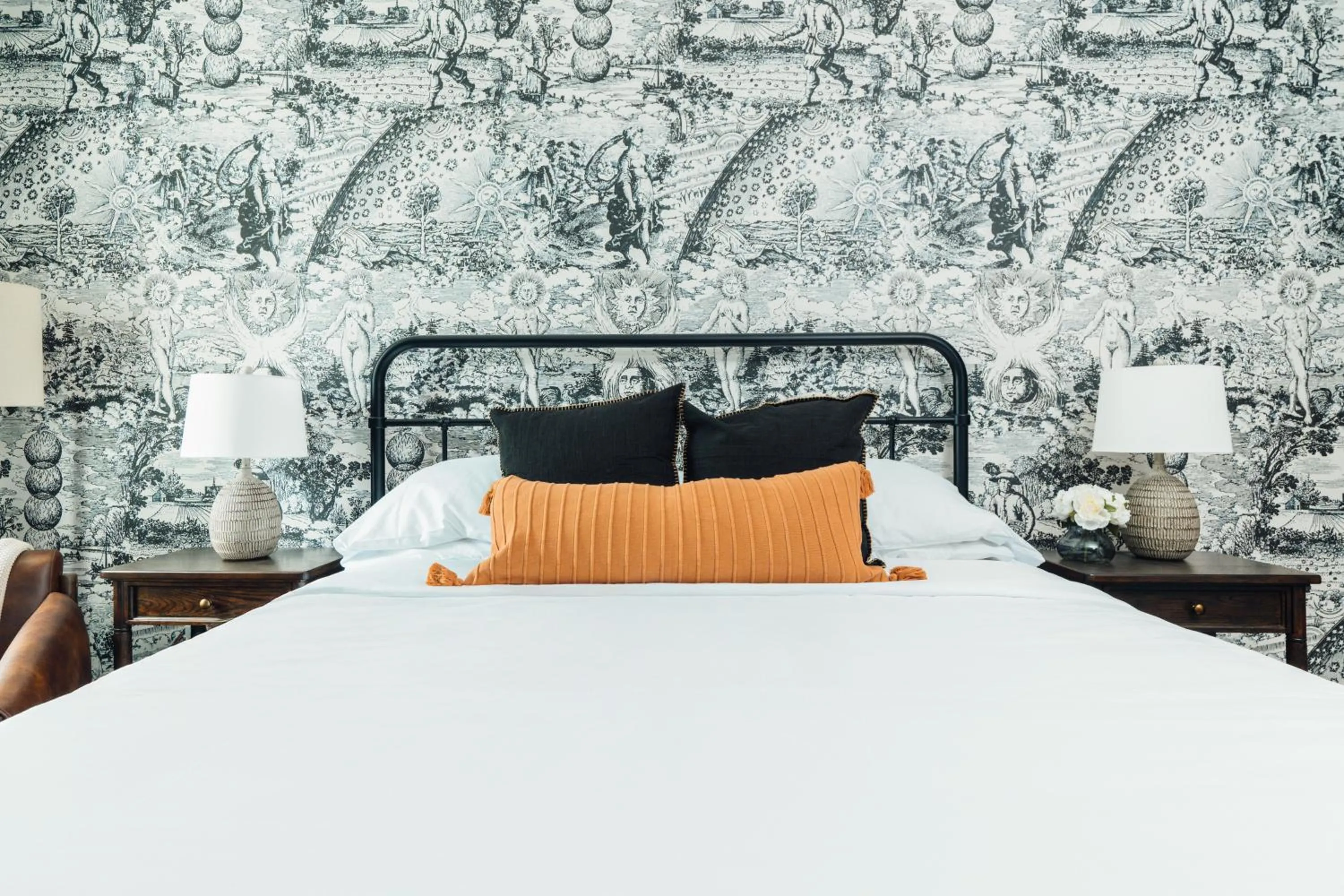 Bed in The Painted Lady