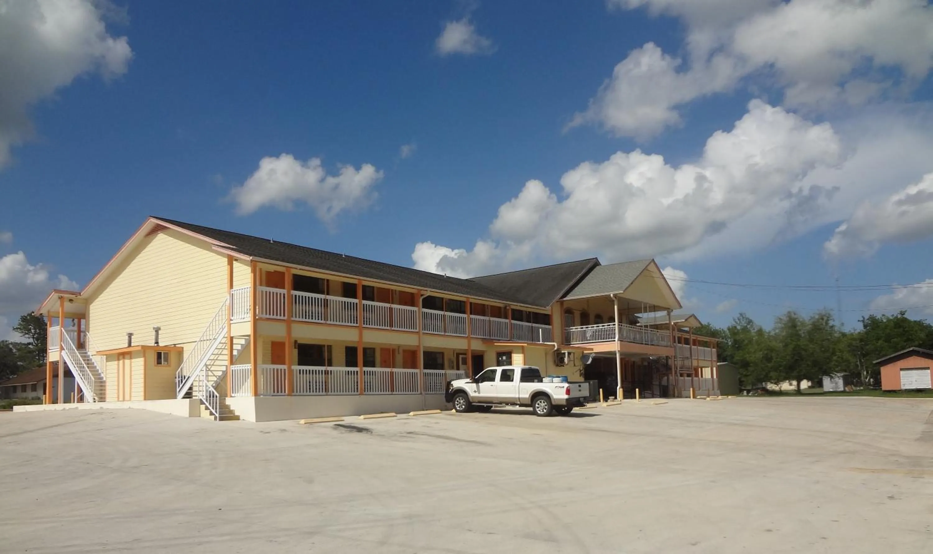 Bird's eye view in Antlers Inn Goliad