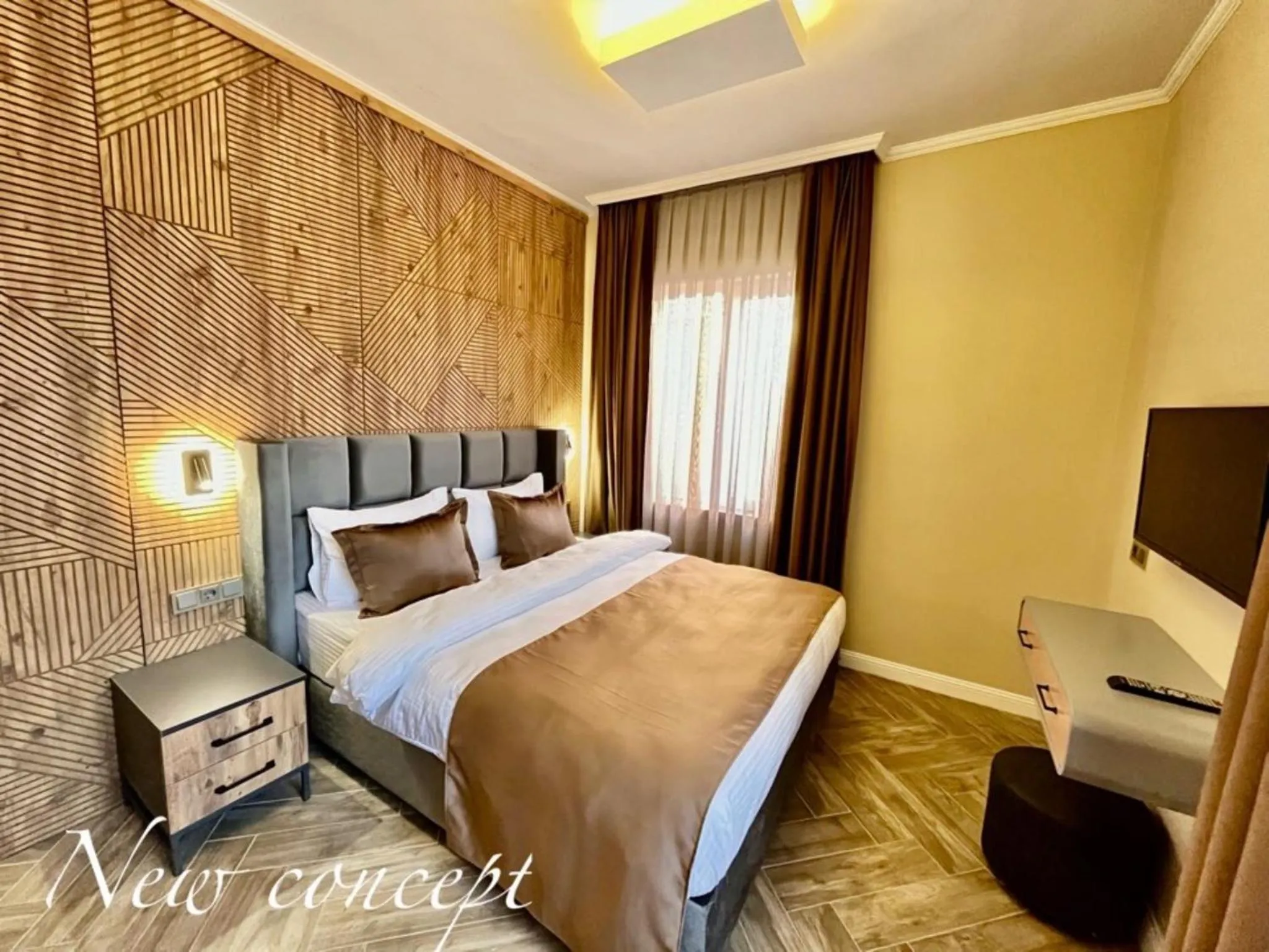 Bed in Miro Mara Boutique Hotel & Lounge Bar