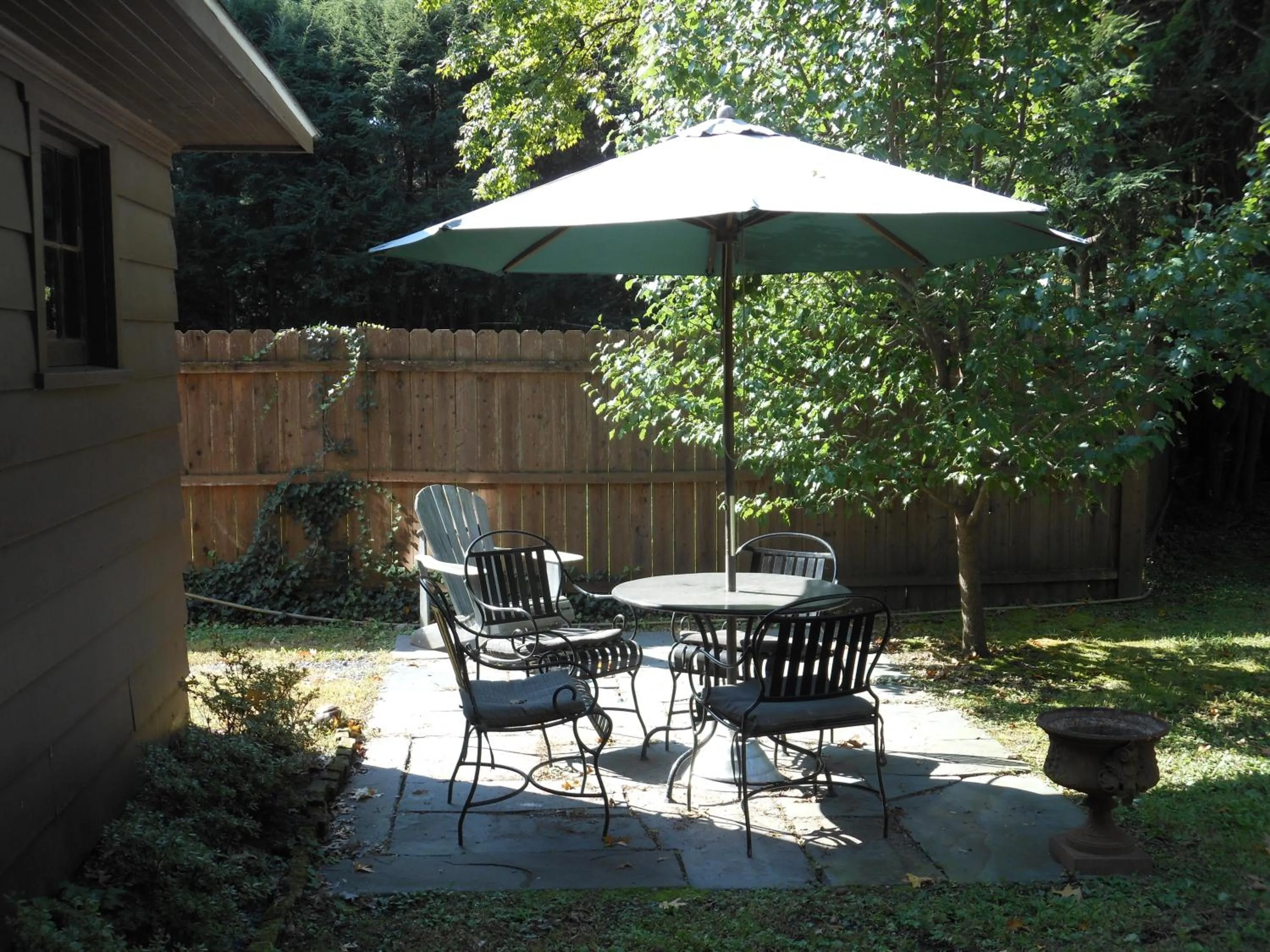Patio in The Carriage House Loft