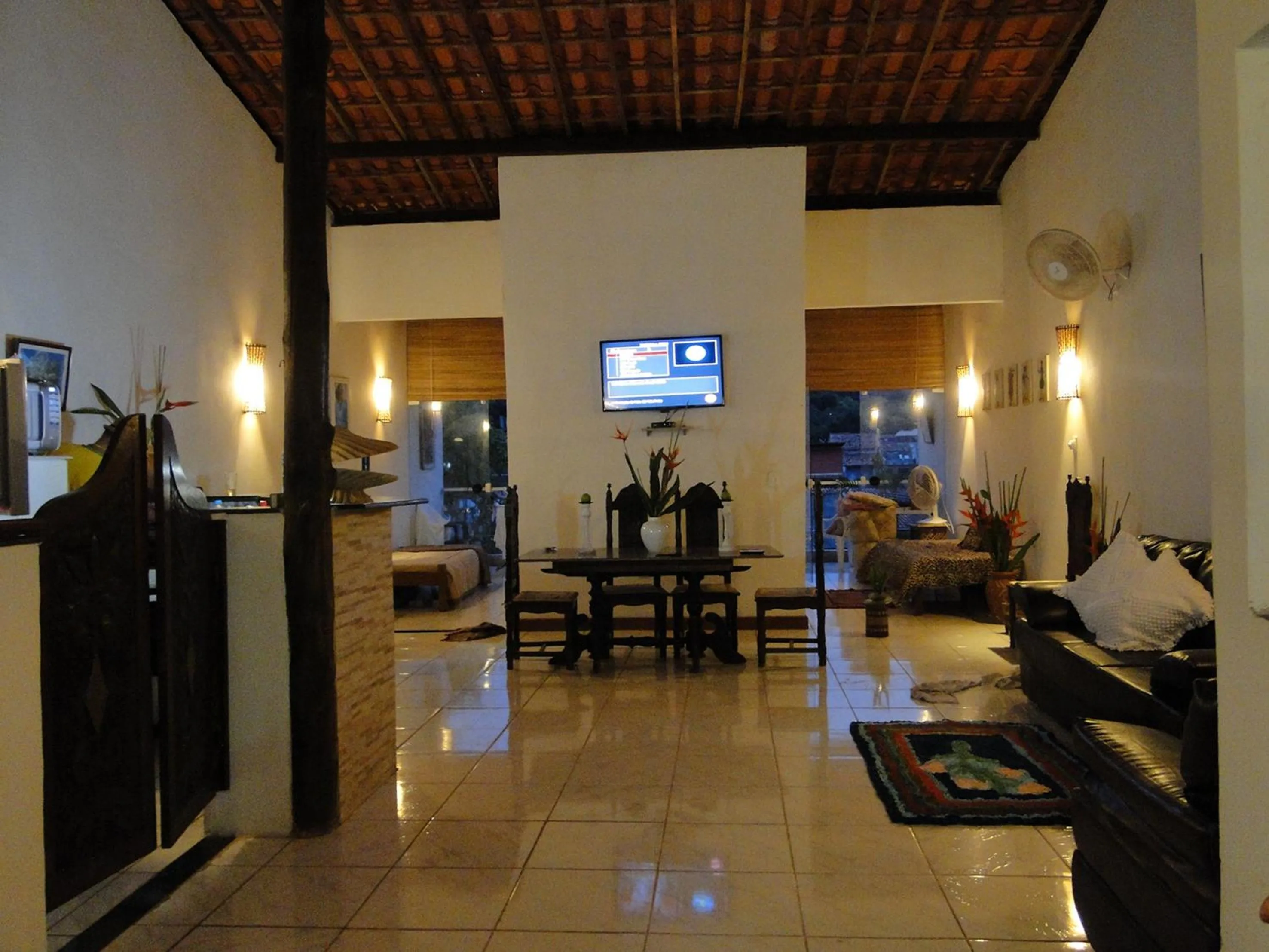 Living room in Casa de Vidro