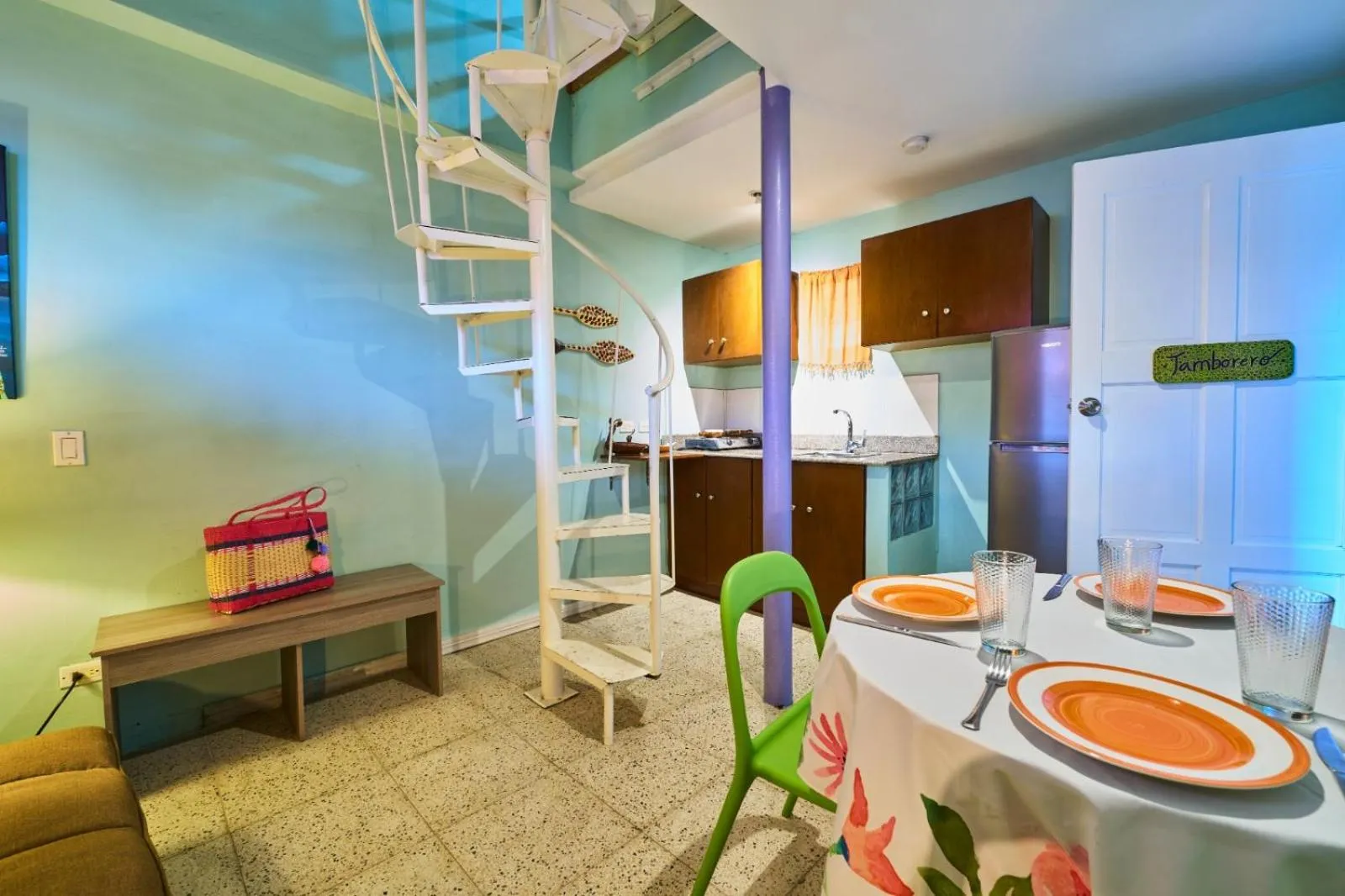 Kitchen or kitchenette in Casa Congo & Casa Rayo Verde - Restaurante - Galeria de arte