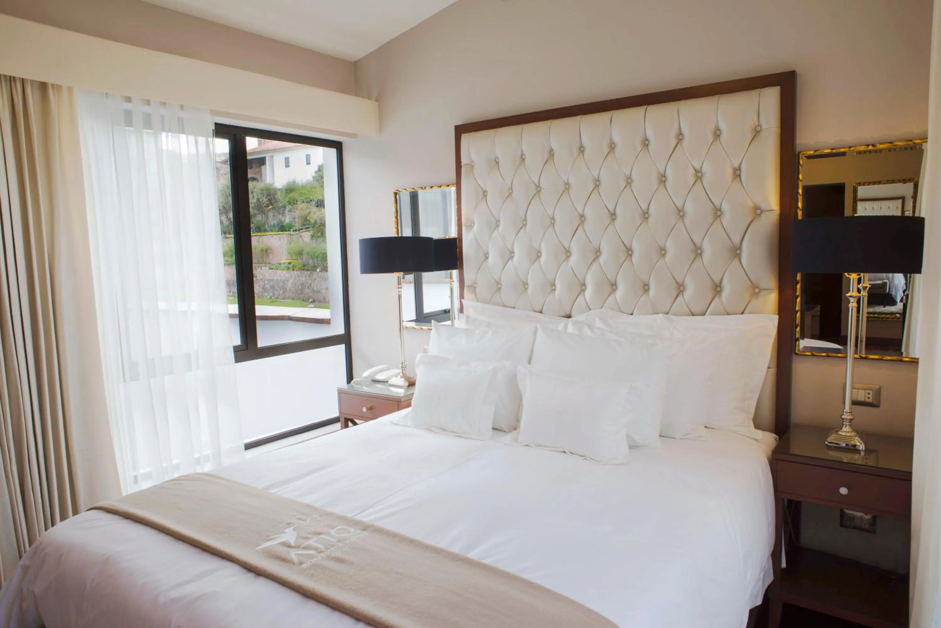 View (from property/room), Bed in Atiq Boutique Hotel