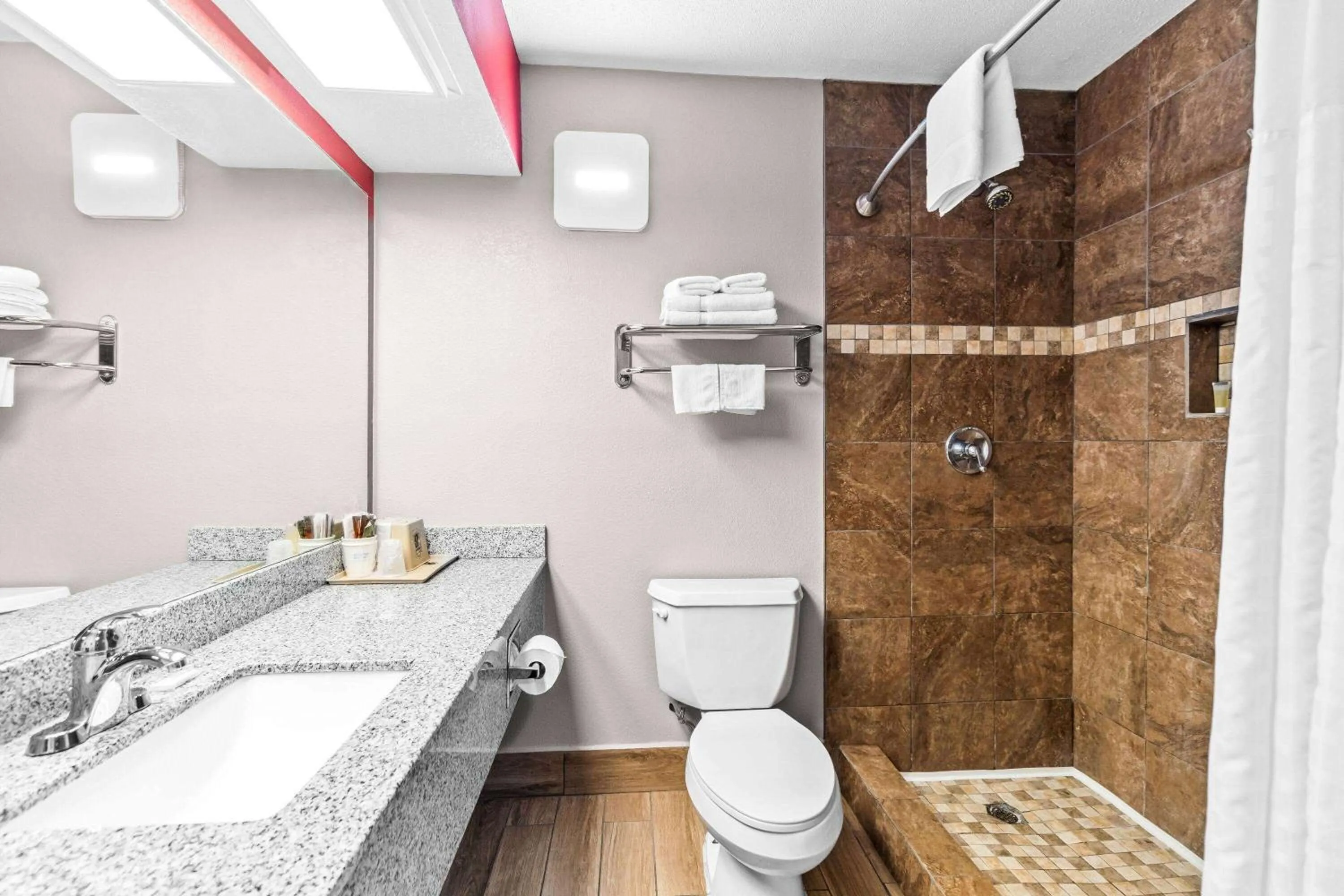 Bathroom in Super 8 by Wyndham Paragould