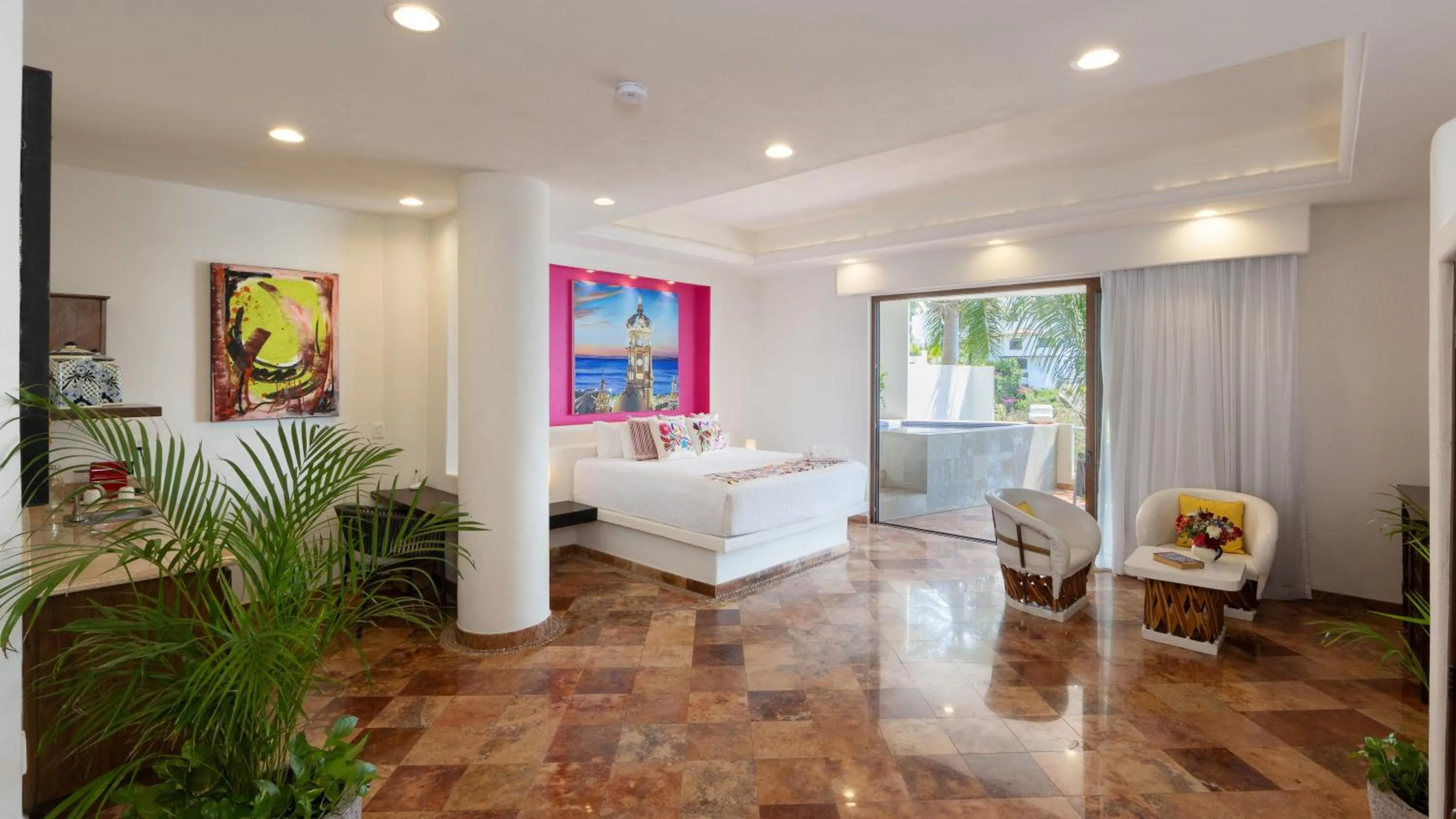 Bed in Villa Divina Luxury Boutique - Adults Only