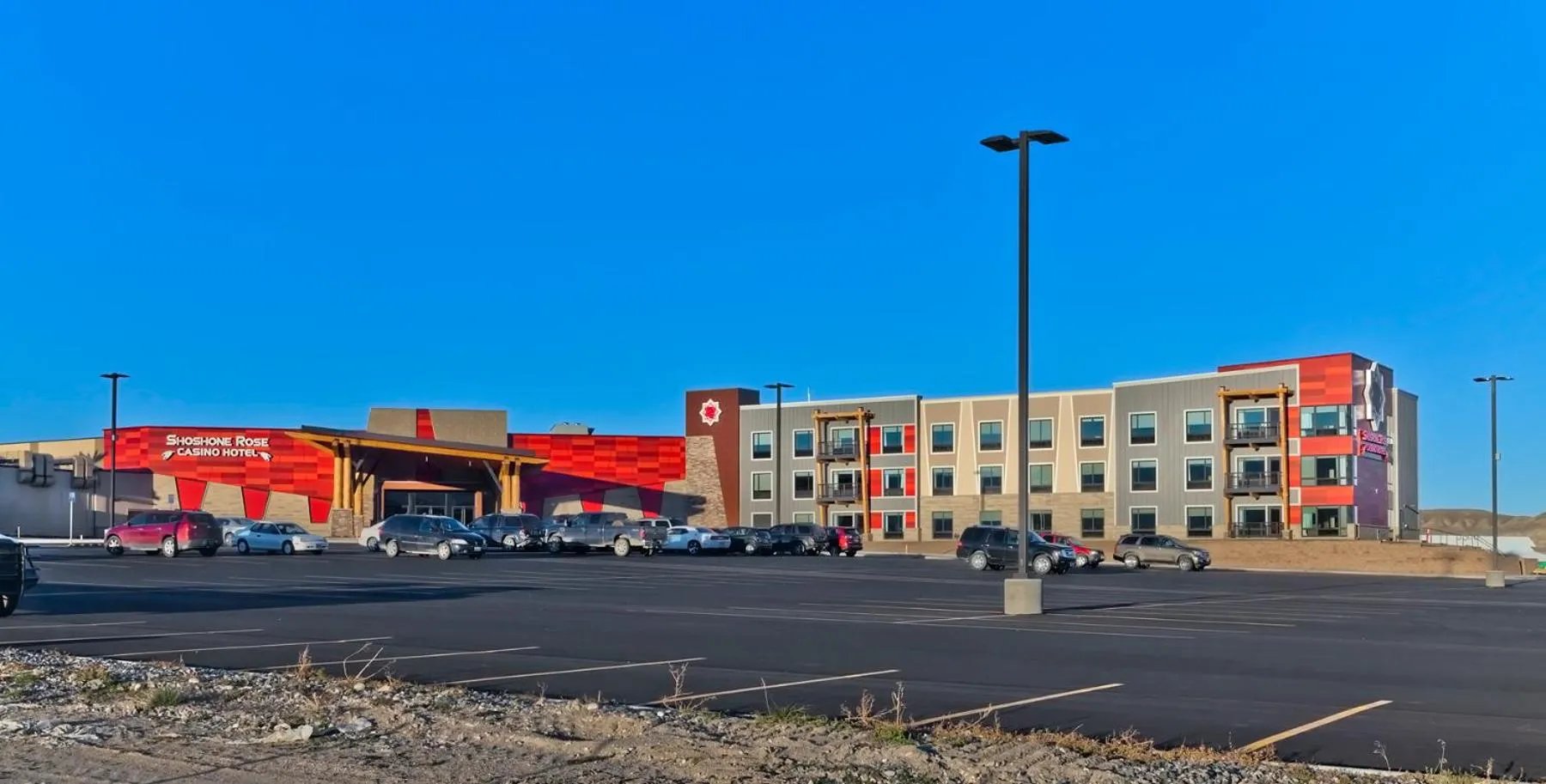 Property building in Shoshone Rose Casino & Hotel