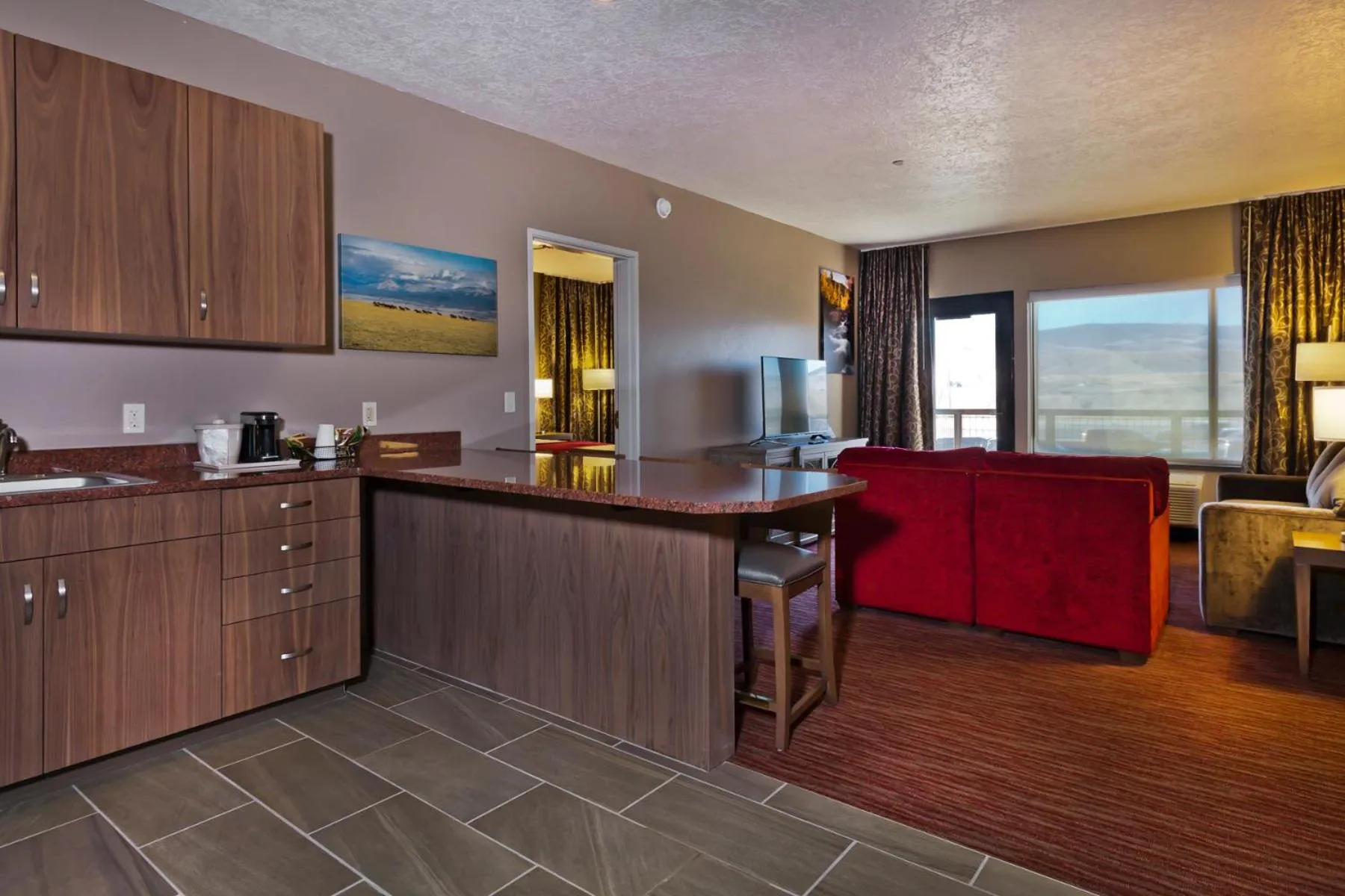 Kitchen or kitchenette in Shoshone Rose Casino & Hotel