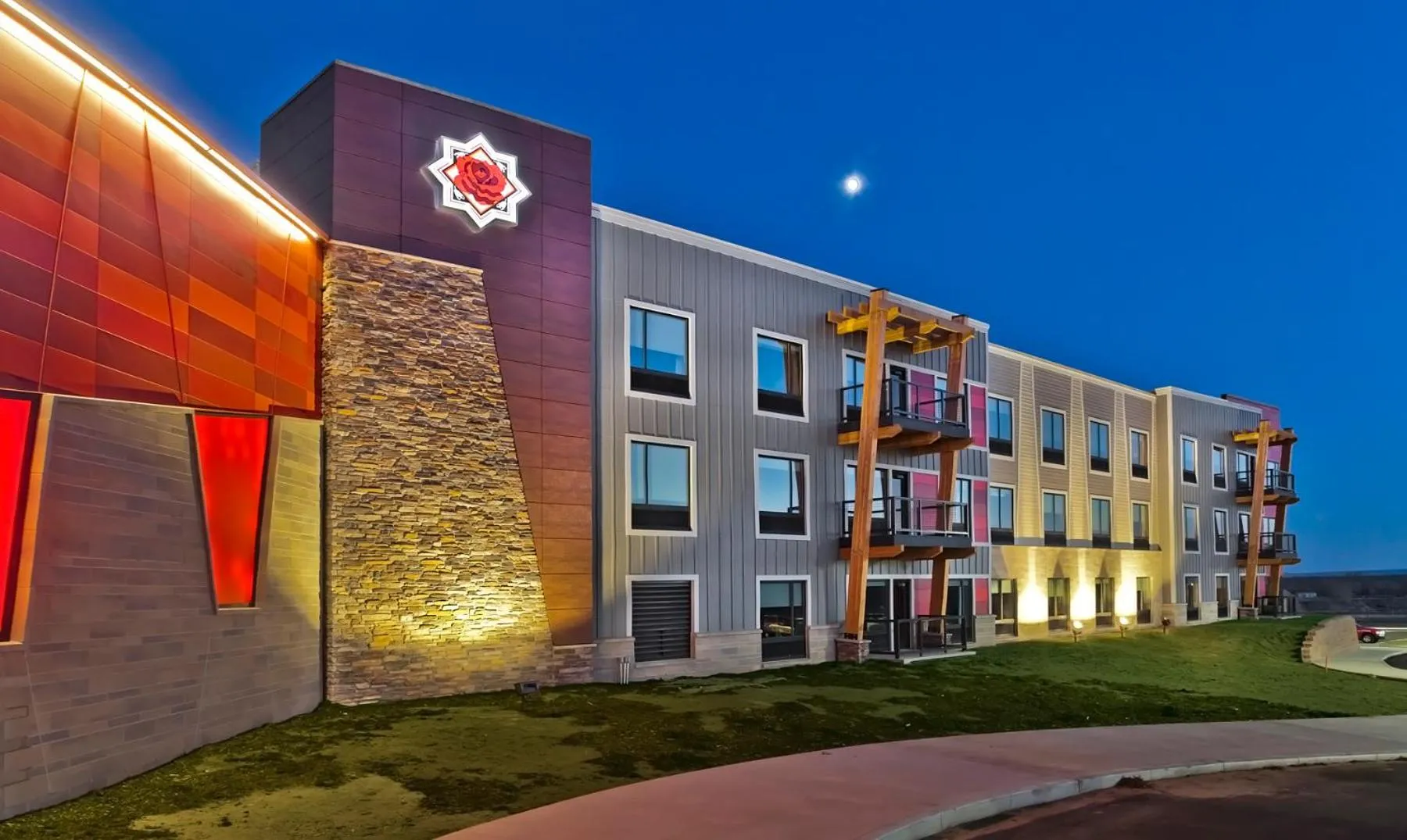 Property building in Shoshone Rose Casino & Hotel