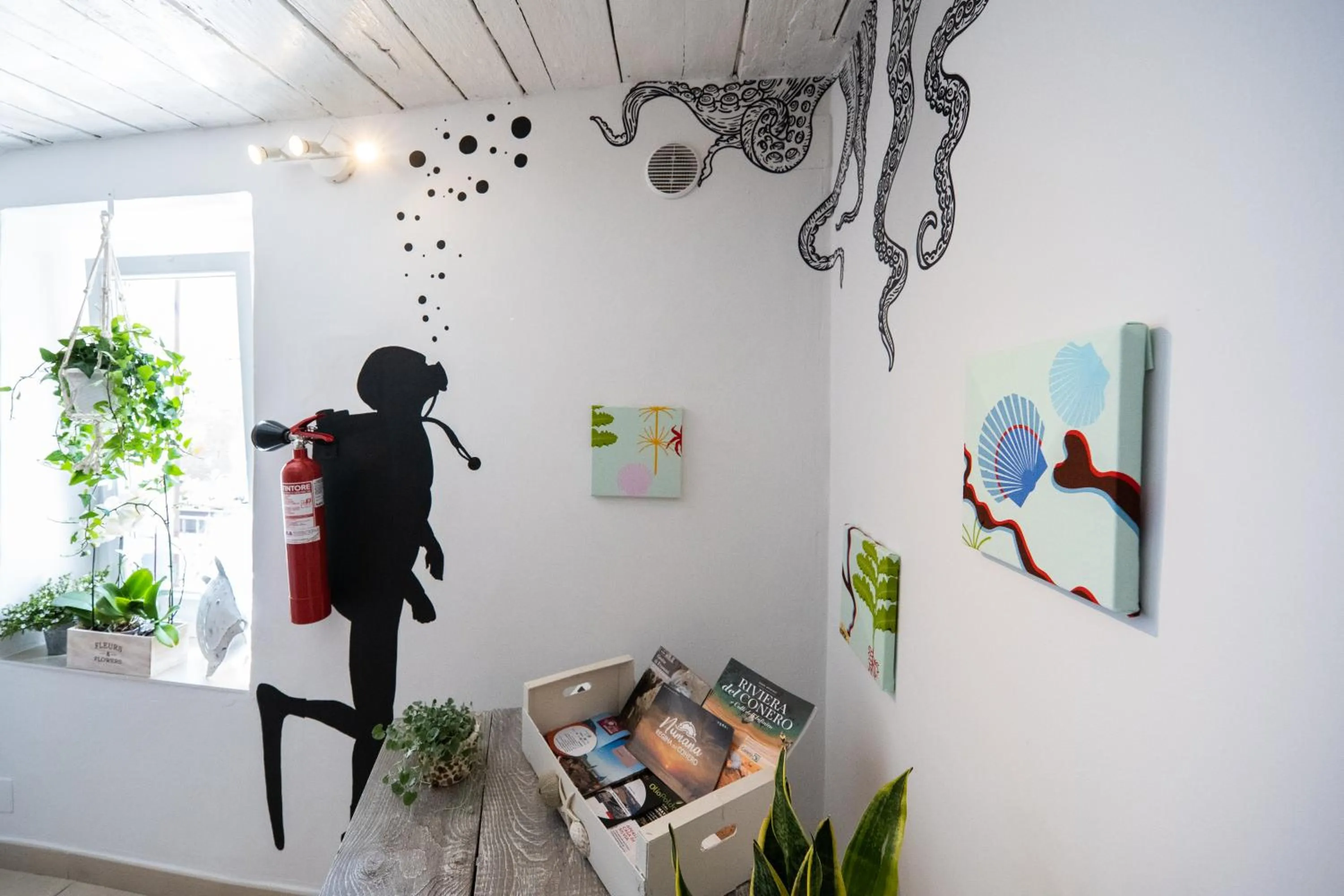 Lobby or reception in B&B A Portata di Mare