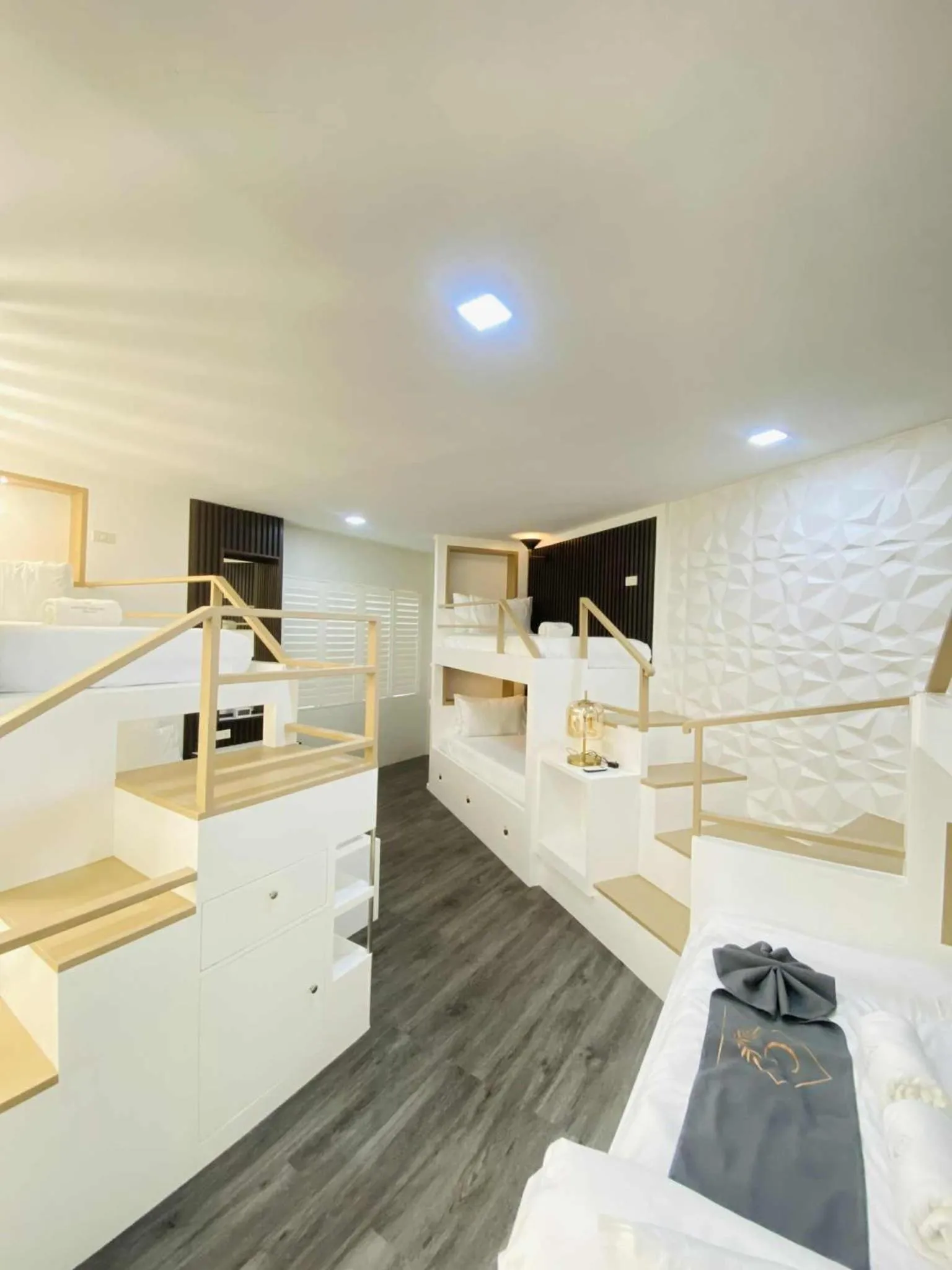 Bed in Grospe Resort Boracay