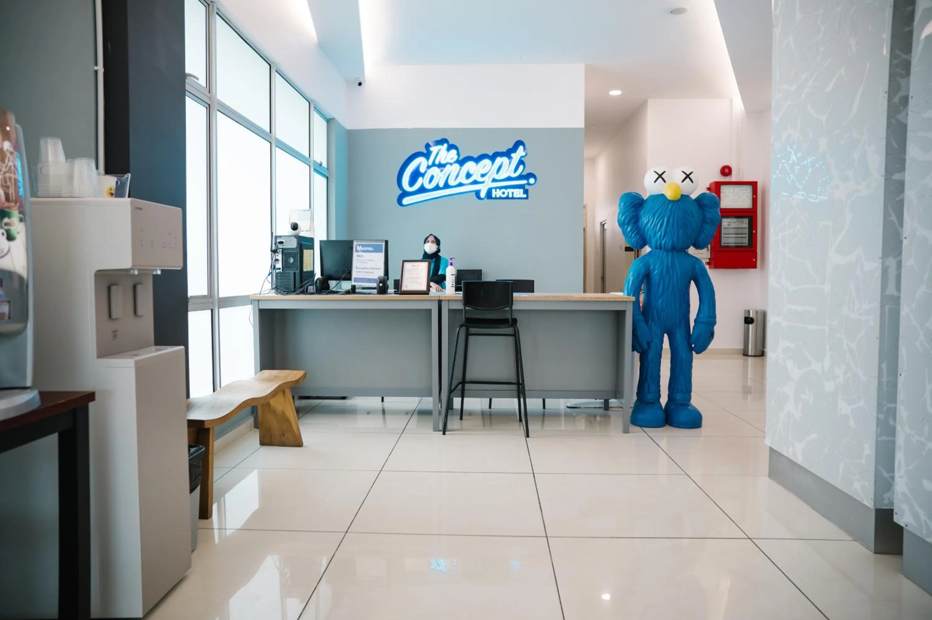 Lobby or reception in The Concept Hotel Melaka City