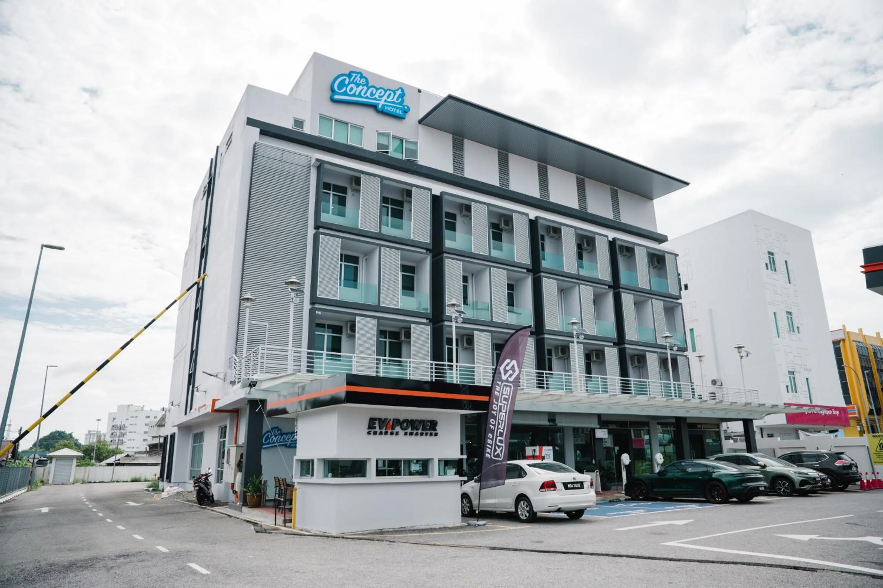 Property building in The Concept Hotel Melaka City