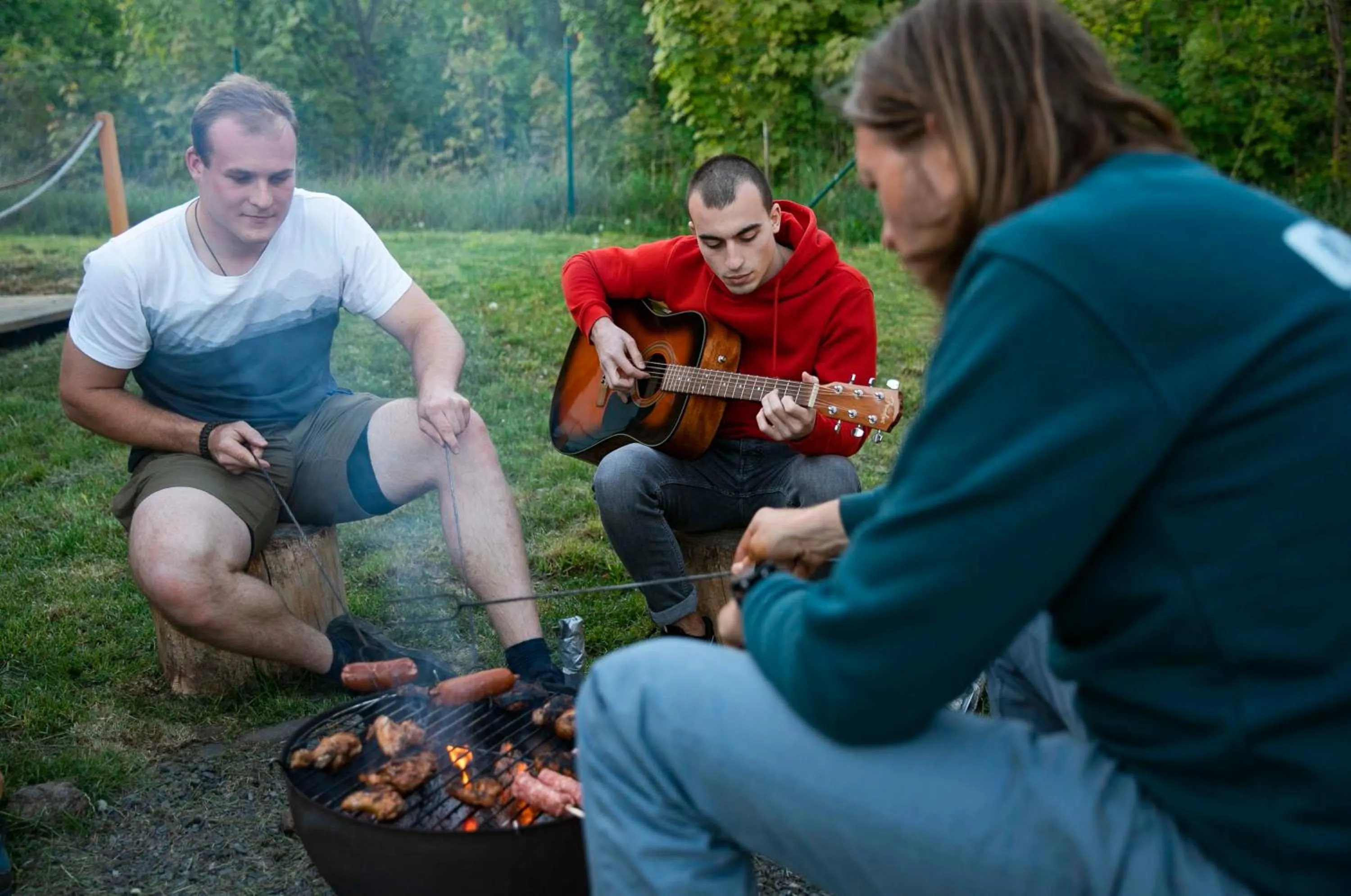 group of guests in Kemp Děčín