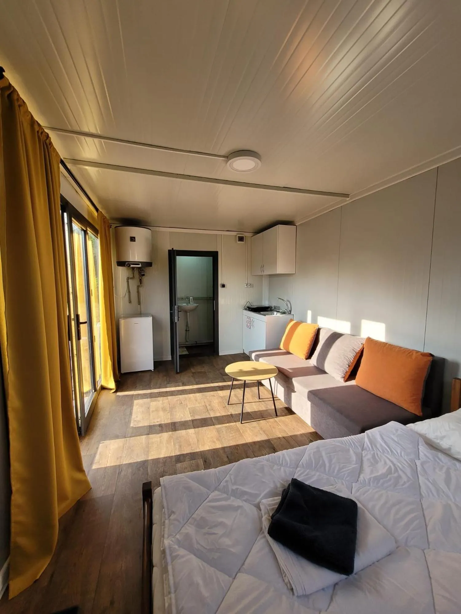 Photo of the whole room, Bed in Kemp Děčín