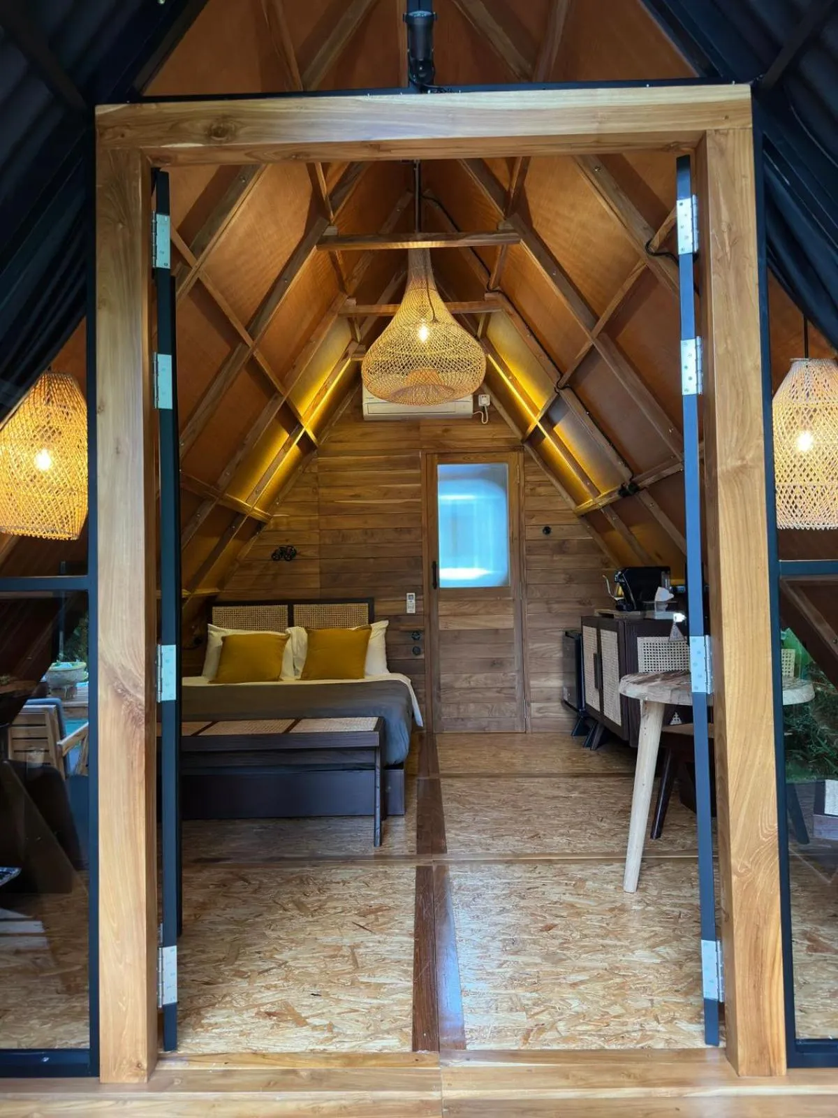 Bed in Villa Verde the garden