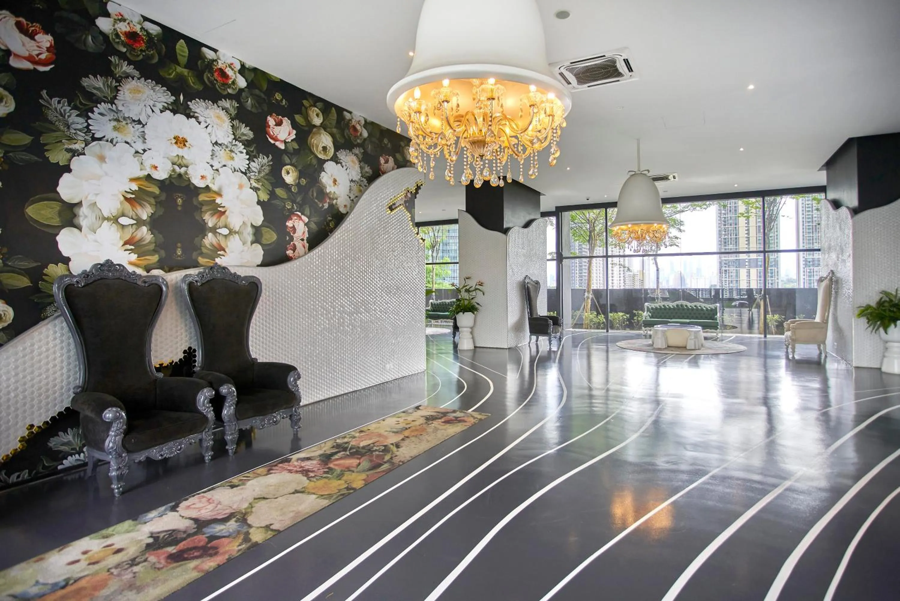 Seating area in Arte Mont Kiara Free Parking, Kuala Lumpur