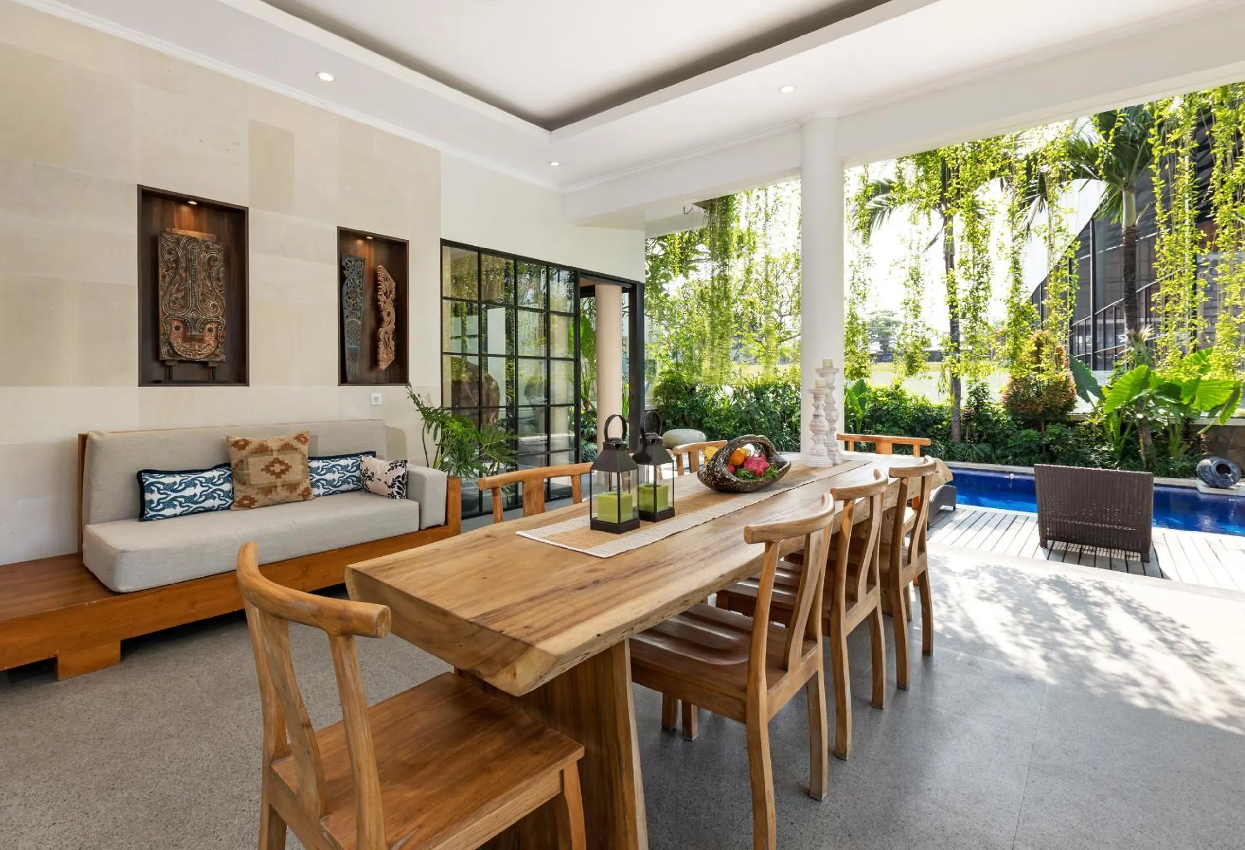 Seating area in Kerta Mani Canggu by Kerta Living