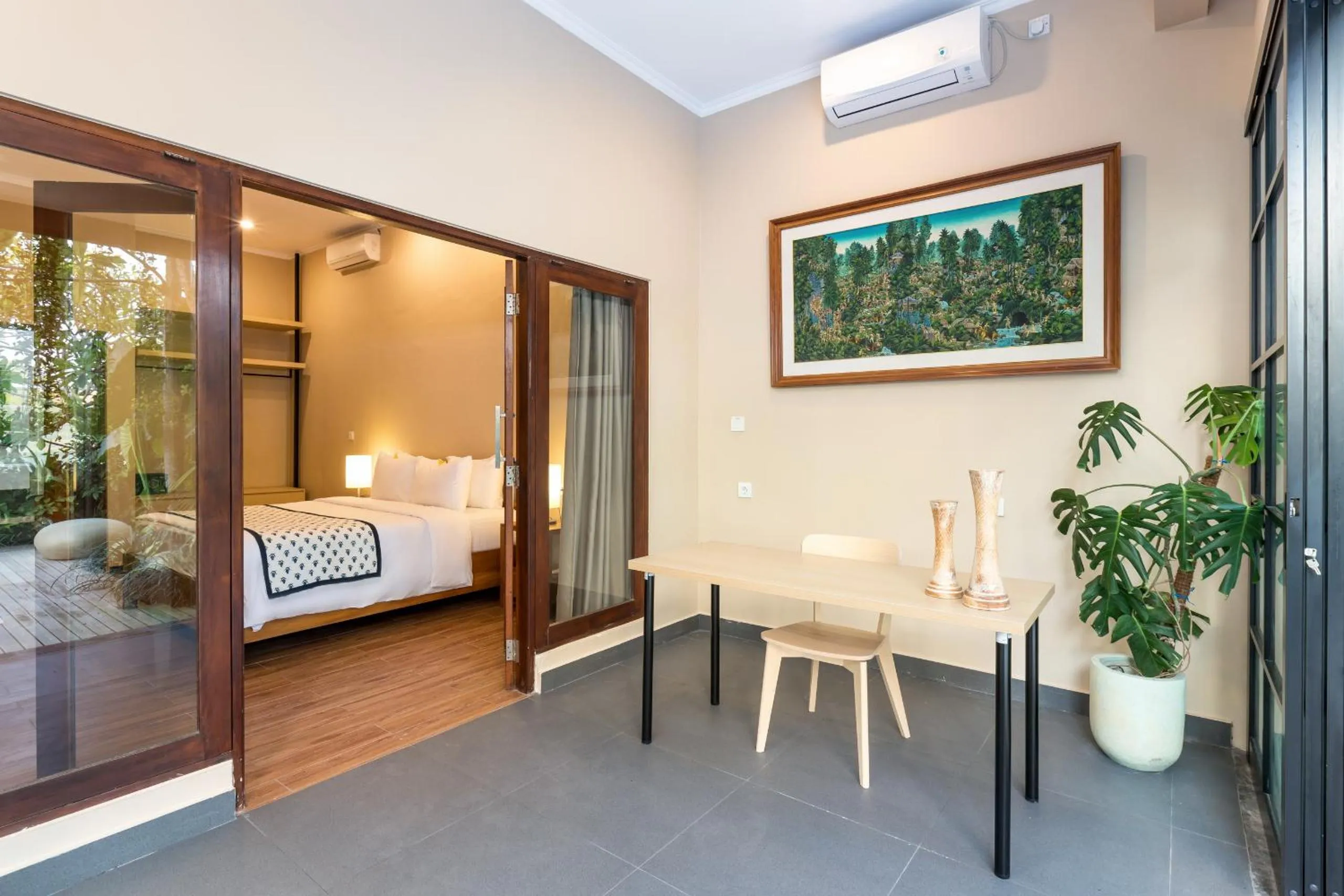 Balcony/Terrace, Bed in Kerta Mani Canggu by Kerta Living