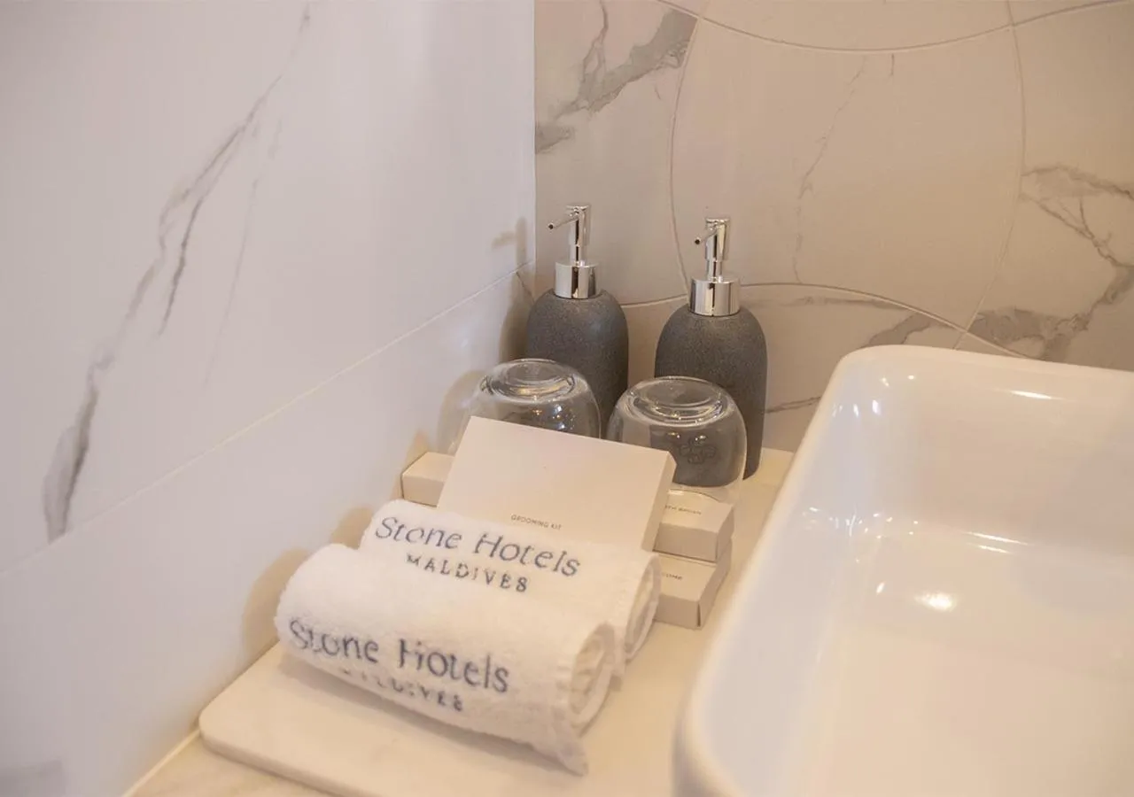 Bathroom in Stone Hotels Dhiffushi