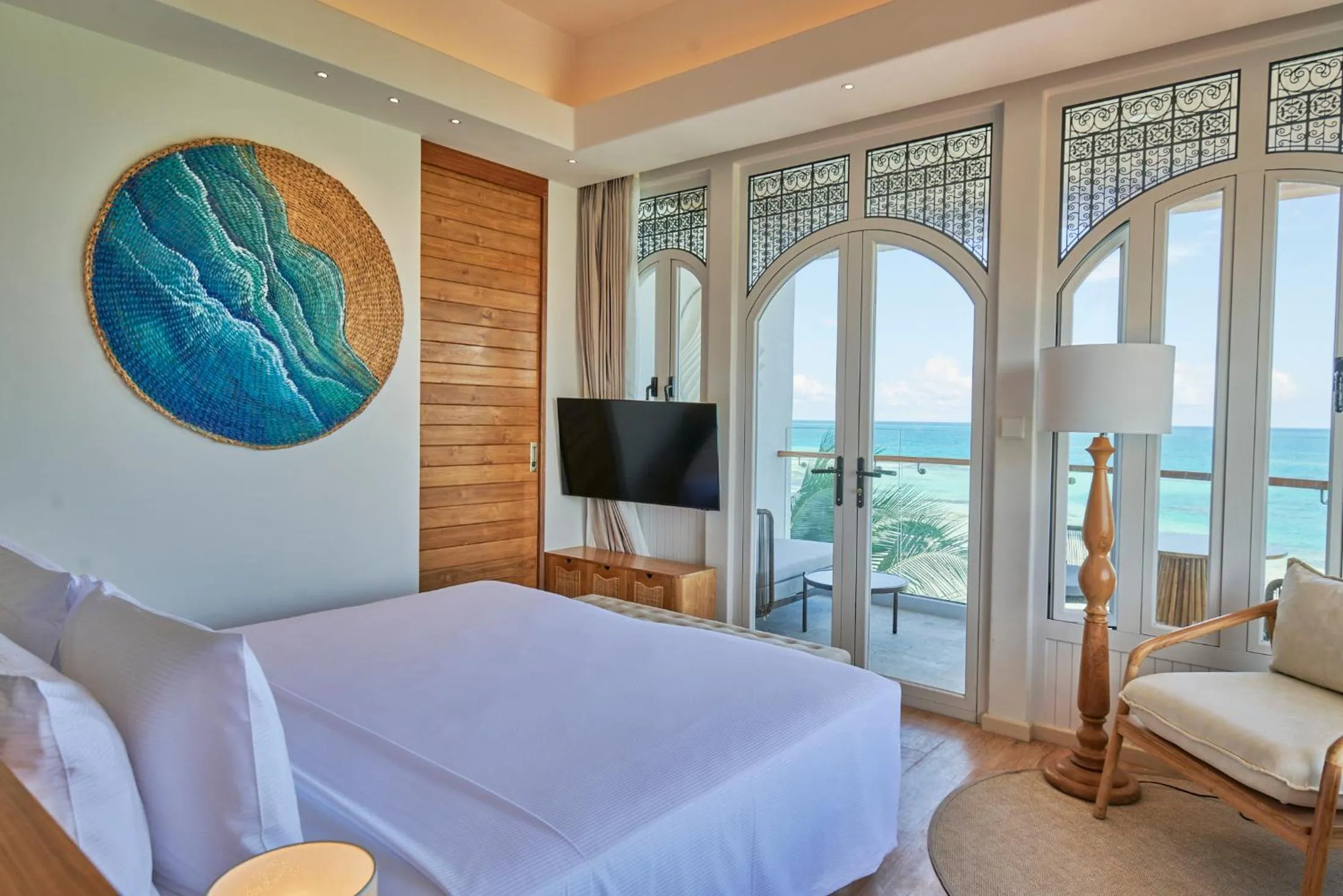 Bed in Stone Hotels Dhiffushi