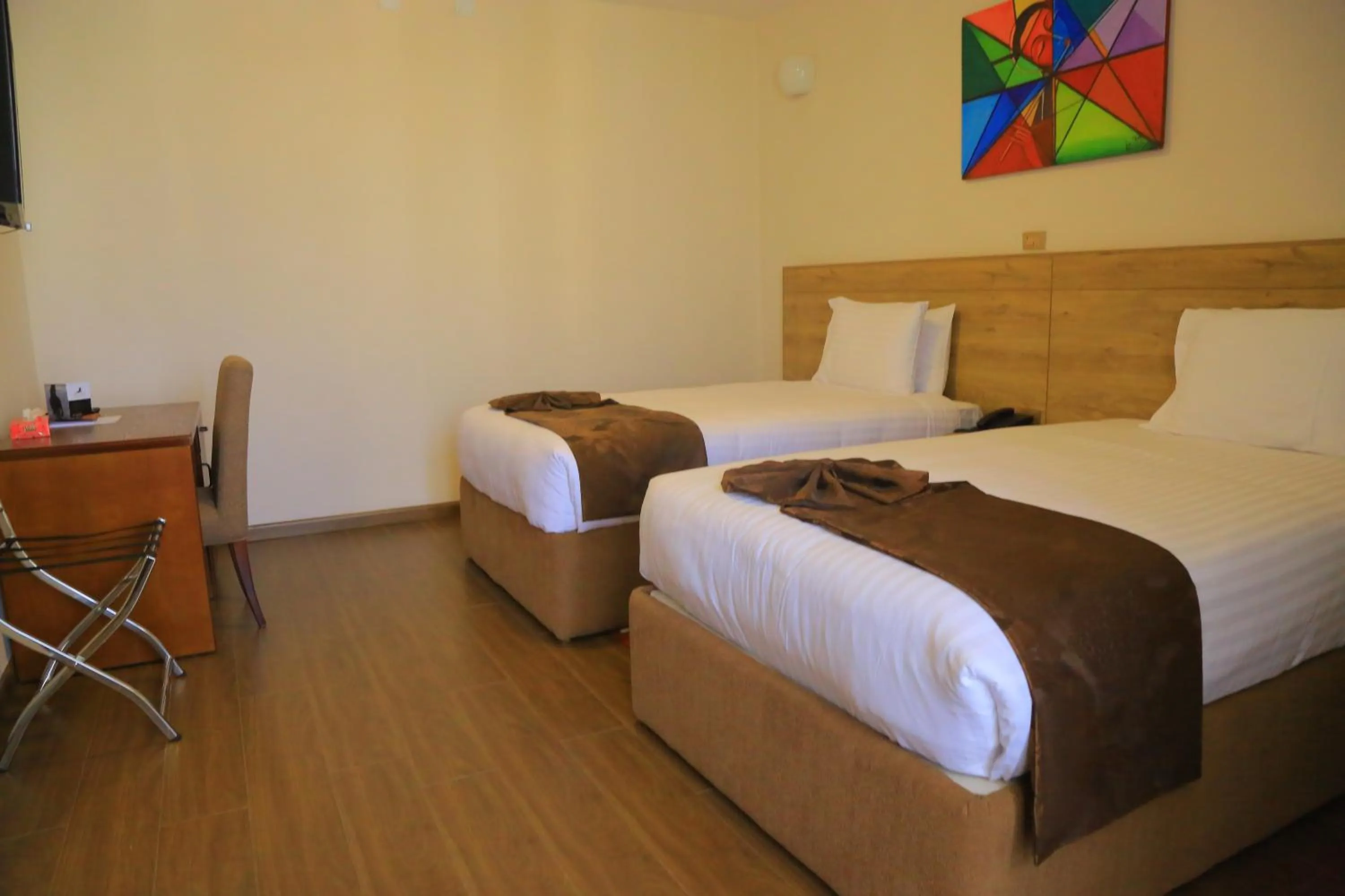 Bed in Black Horse Hotel