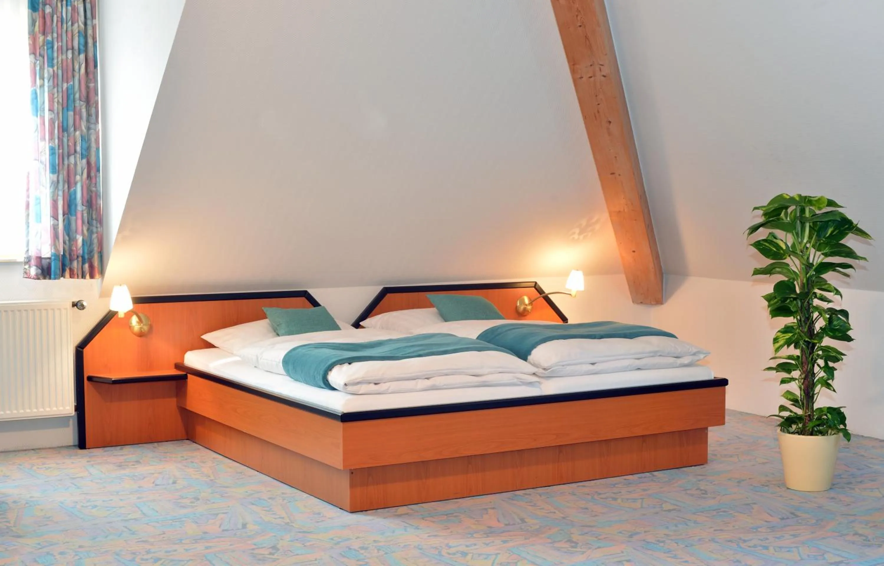 Photo of the whole room, Bed in Rhön-Hotel Sonnenhof - Restaurant & Café