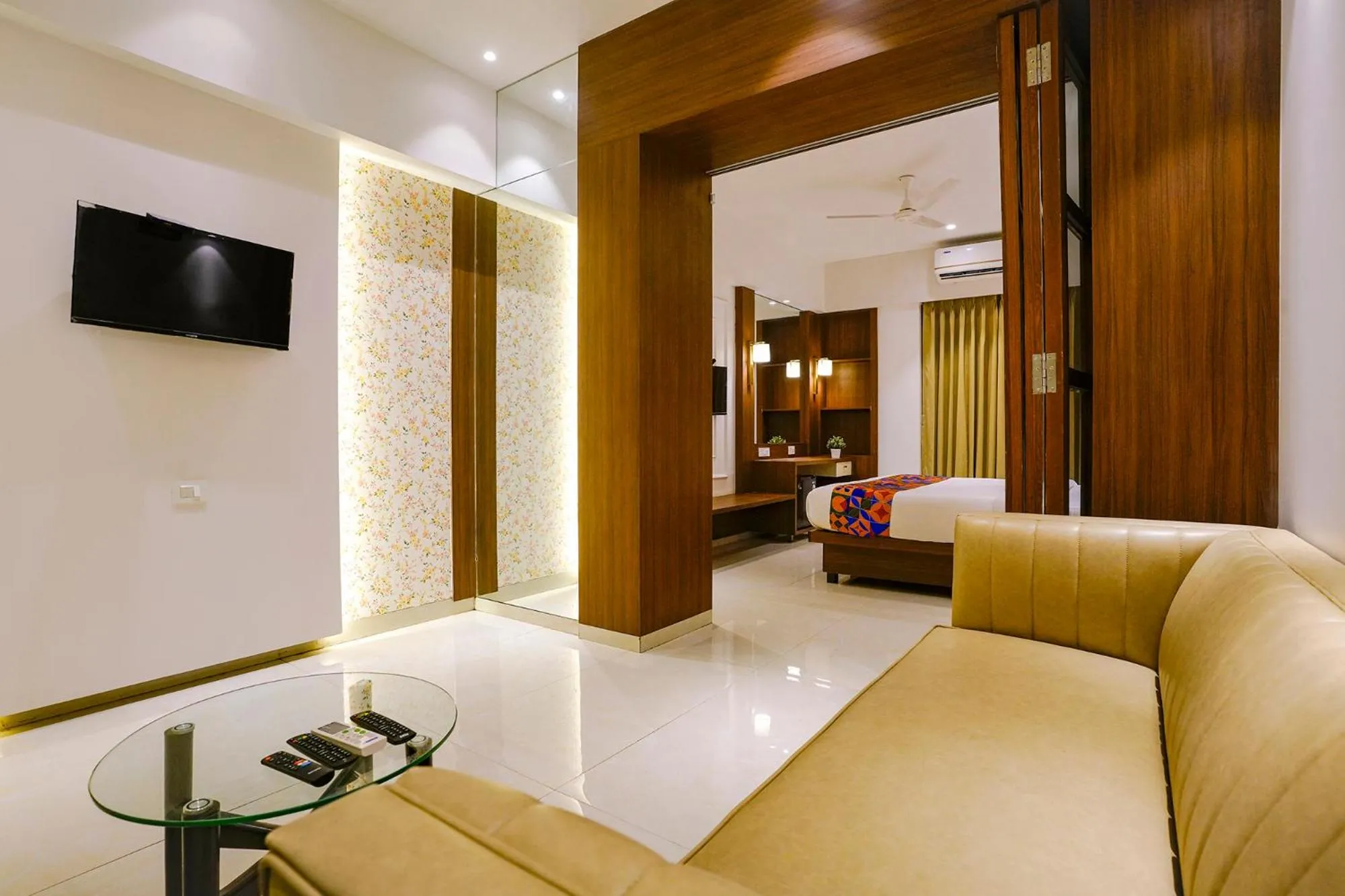 Bedroom in FabHotel Prime Shubham Comforts