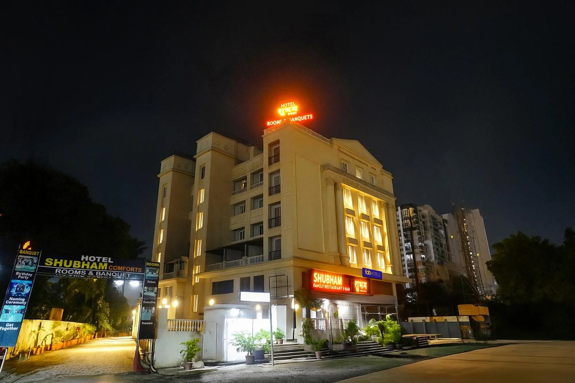 Property building in FabHotel Prime Shubham Comforts