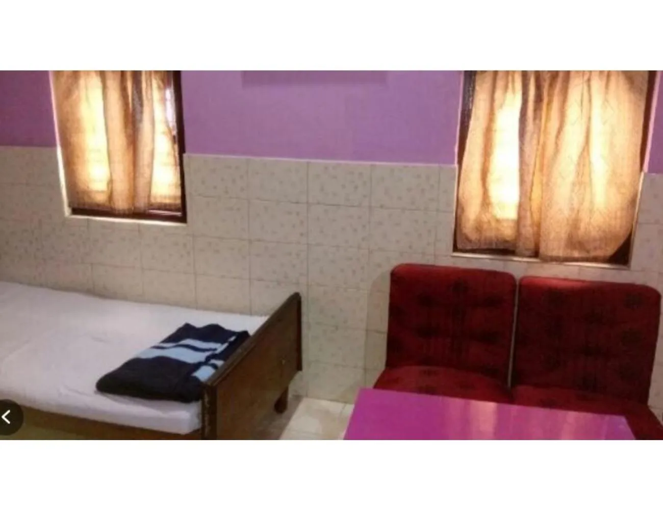 Living room, Bed in Central Guest House, Tripura