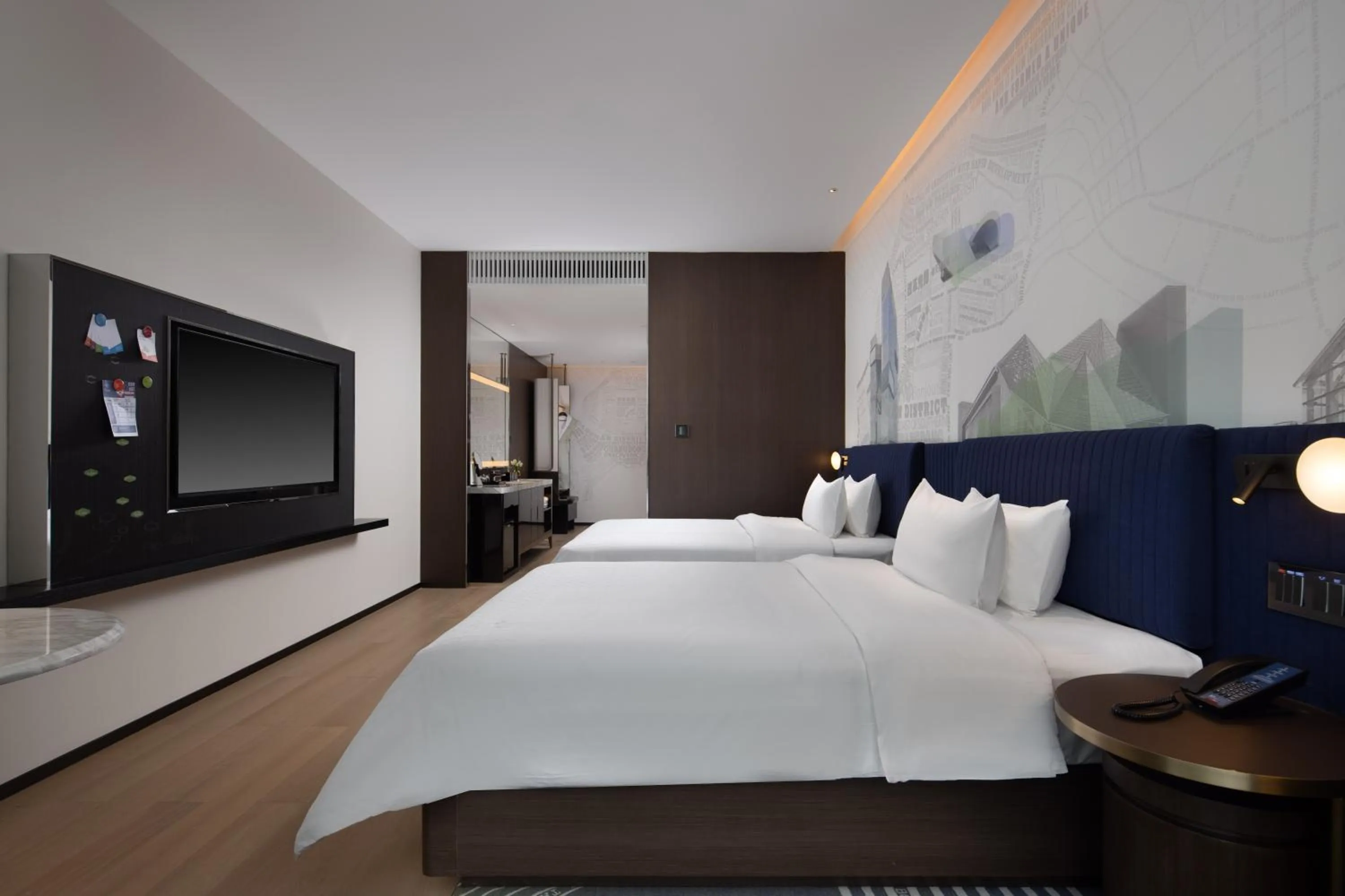 Photo of the whole room, Bed in Hampton by Hilton Shenzhen Nanshan Science and Technology Park