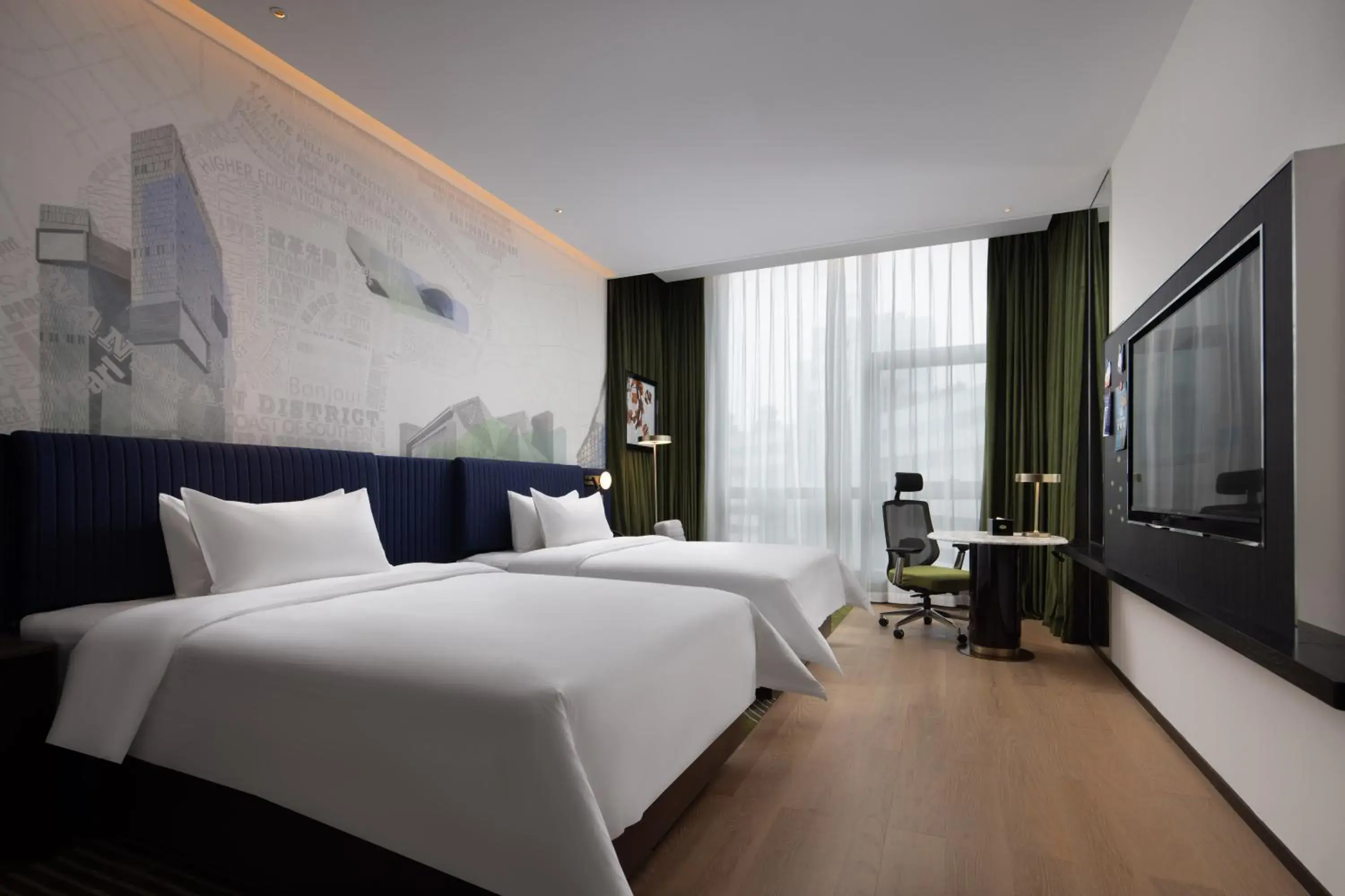 Superior Twin Room in Hampton by Hilton Shenzhen Nanshan Science and Technology Park Superior Twin Room in Hampton by Hilton Shenzhen Nanshan Science and Technology Park