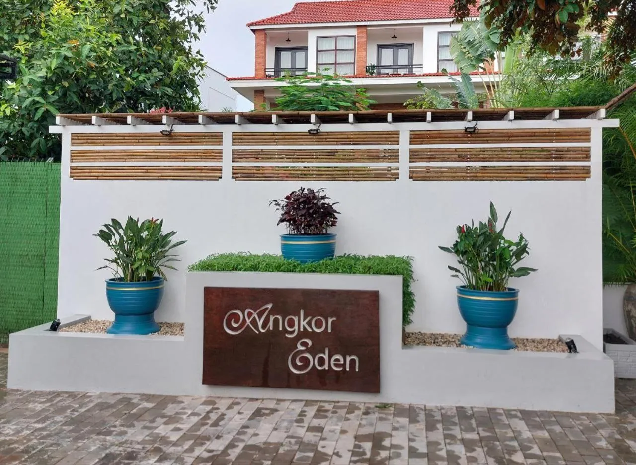 Property logo or sign in Angkor Eden Boutique Hotel