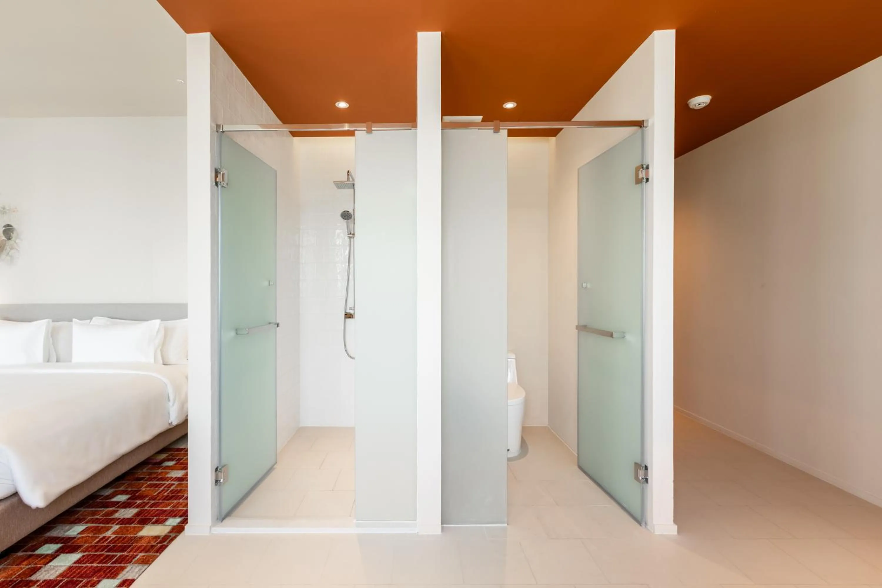 Bathroom, Bed in Centara Ayutthaya