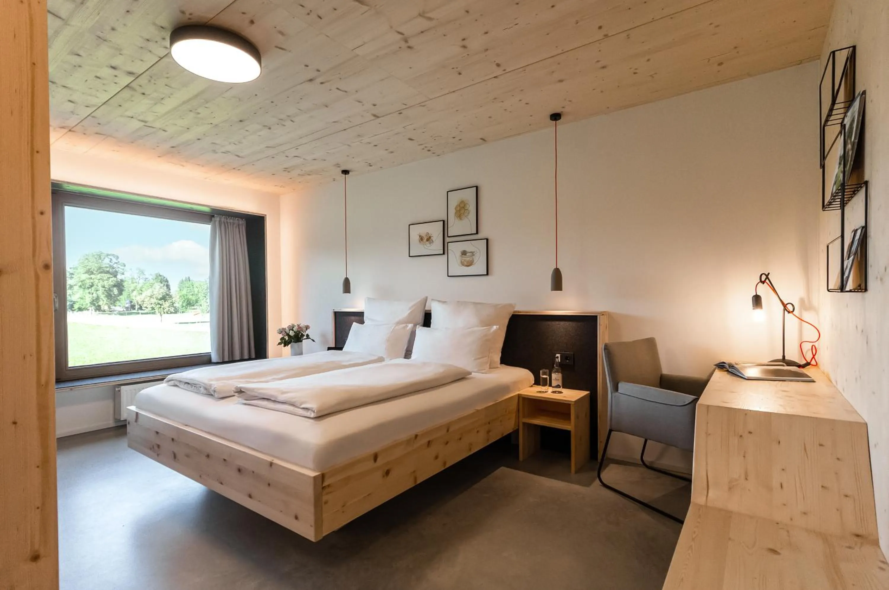 Photo of the whole room, Bed in Allgäuer Genusshotel und Historischer Dorfgasthof Hirsch
