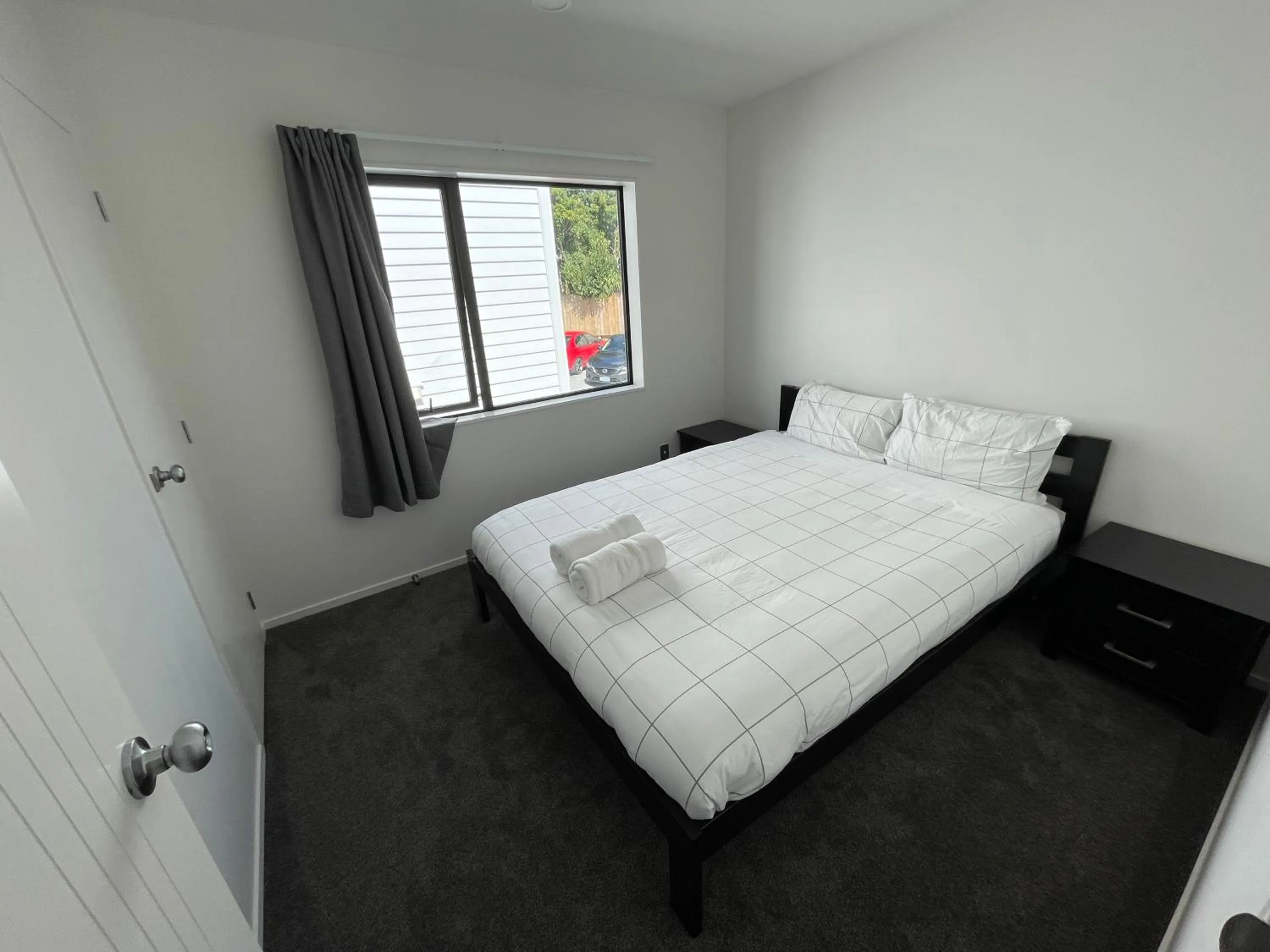 Bedroom, Bed in Modern Home by the Reserve
