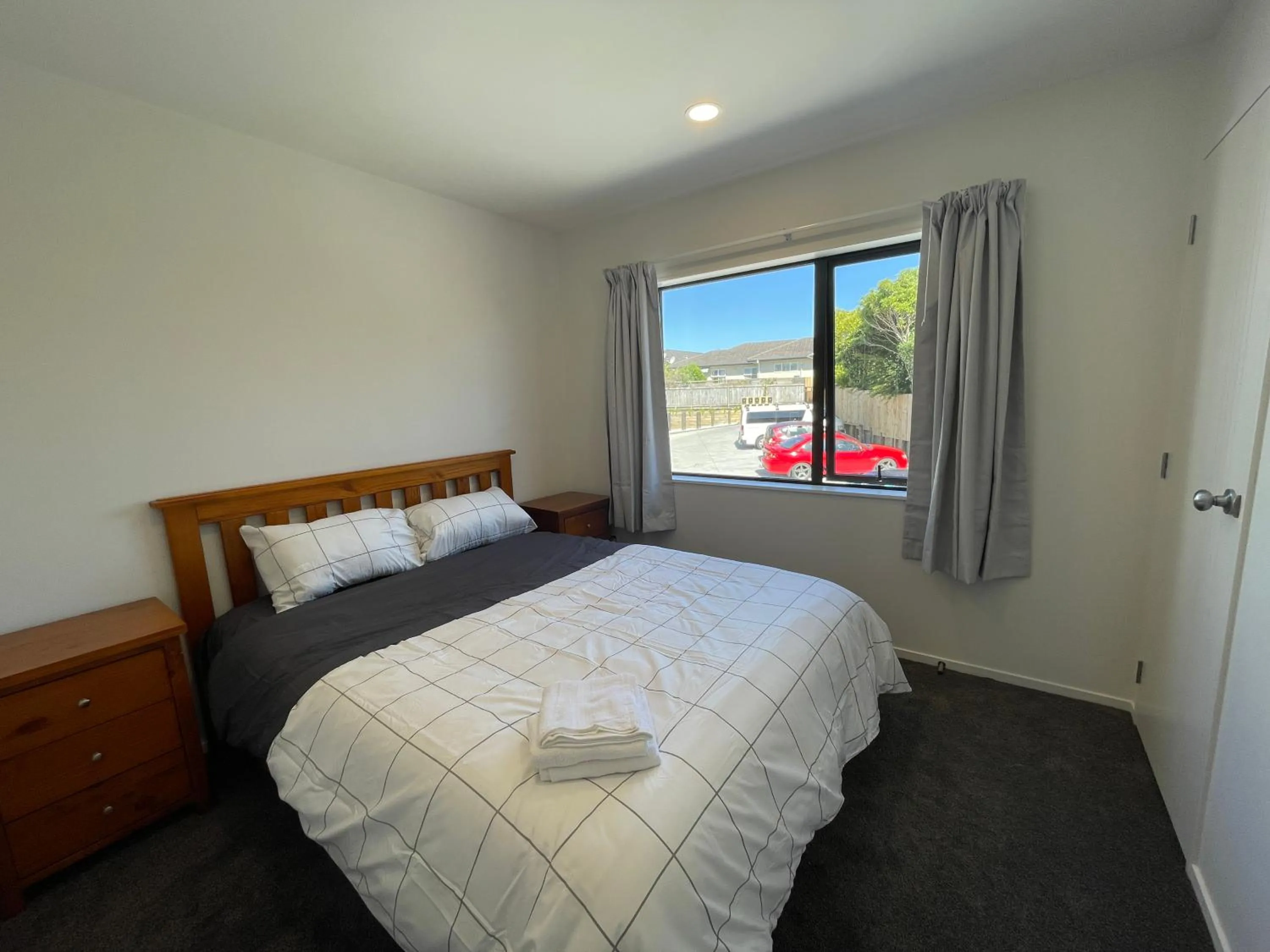Bedroom, Bed in Modern Home by the Reserve