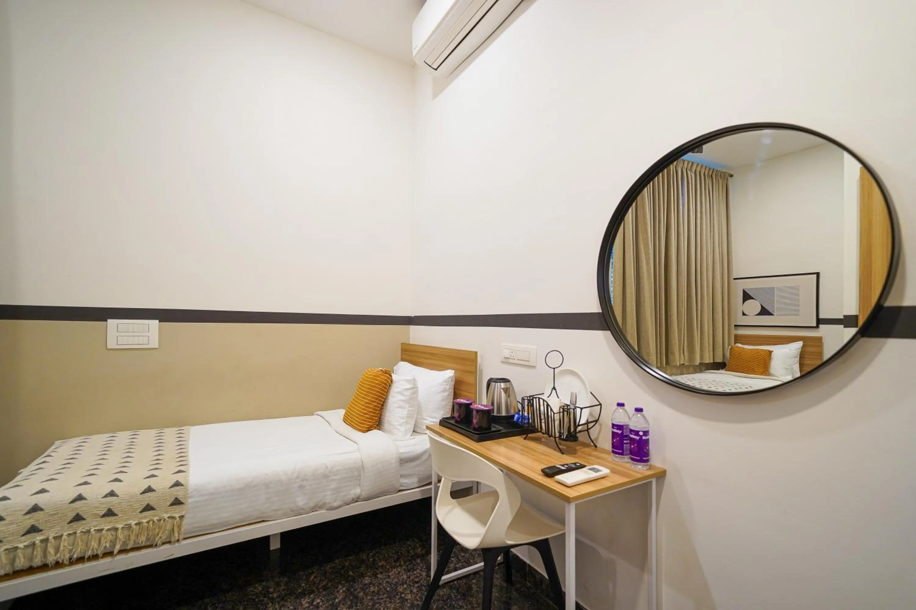 Bed in Olive Zip Domlur by Embassy Group