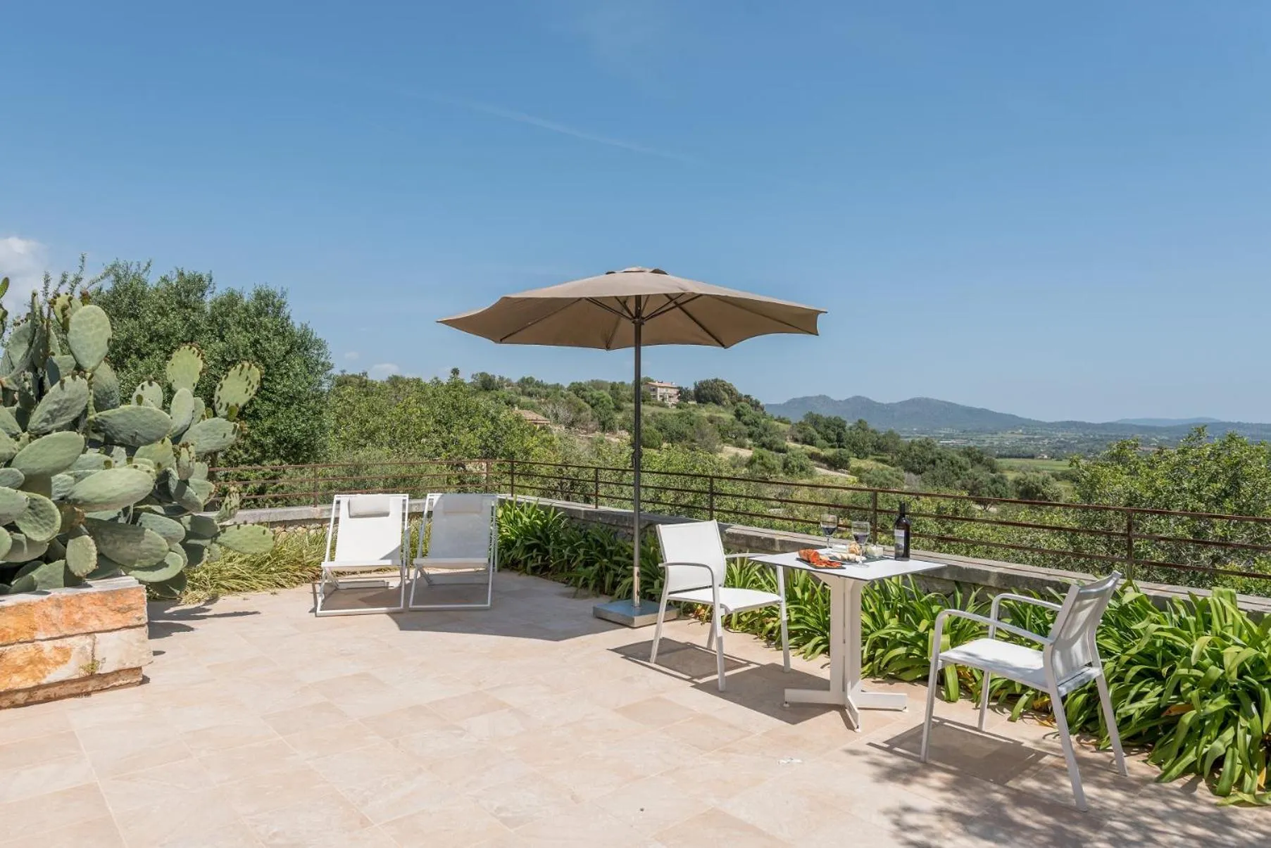 Balcony/Terrace in Cas Cabo Nou Agroturismo Adults Only