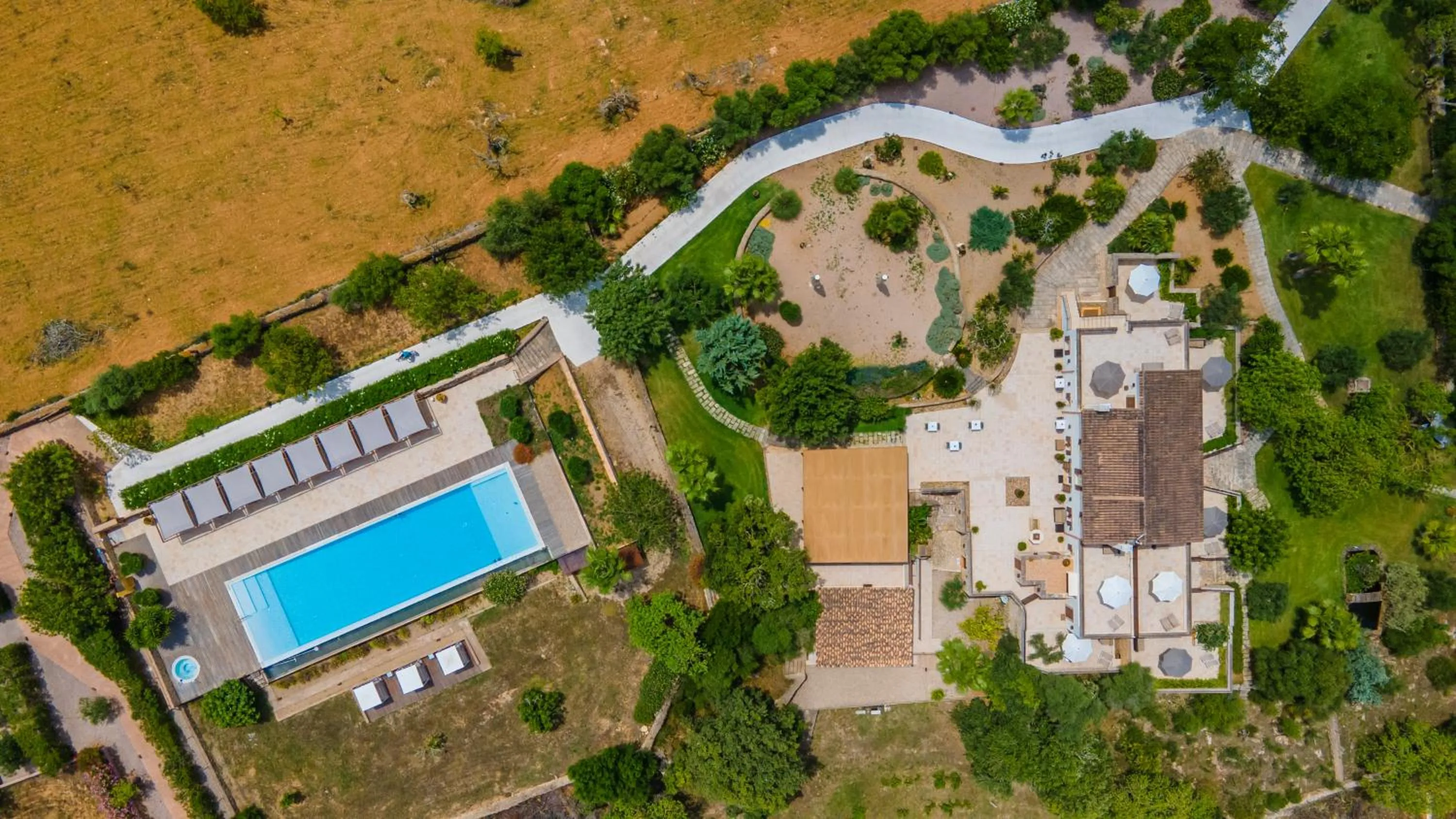 Bird's eye view in Cas Cabo Nou Agroturismo Adults Only