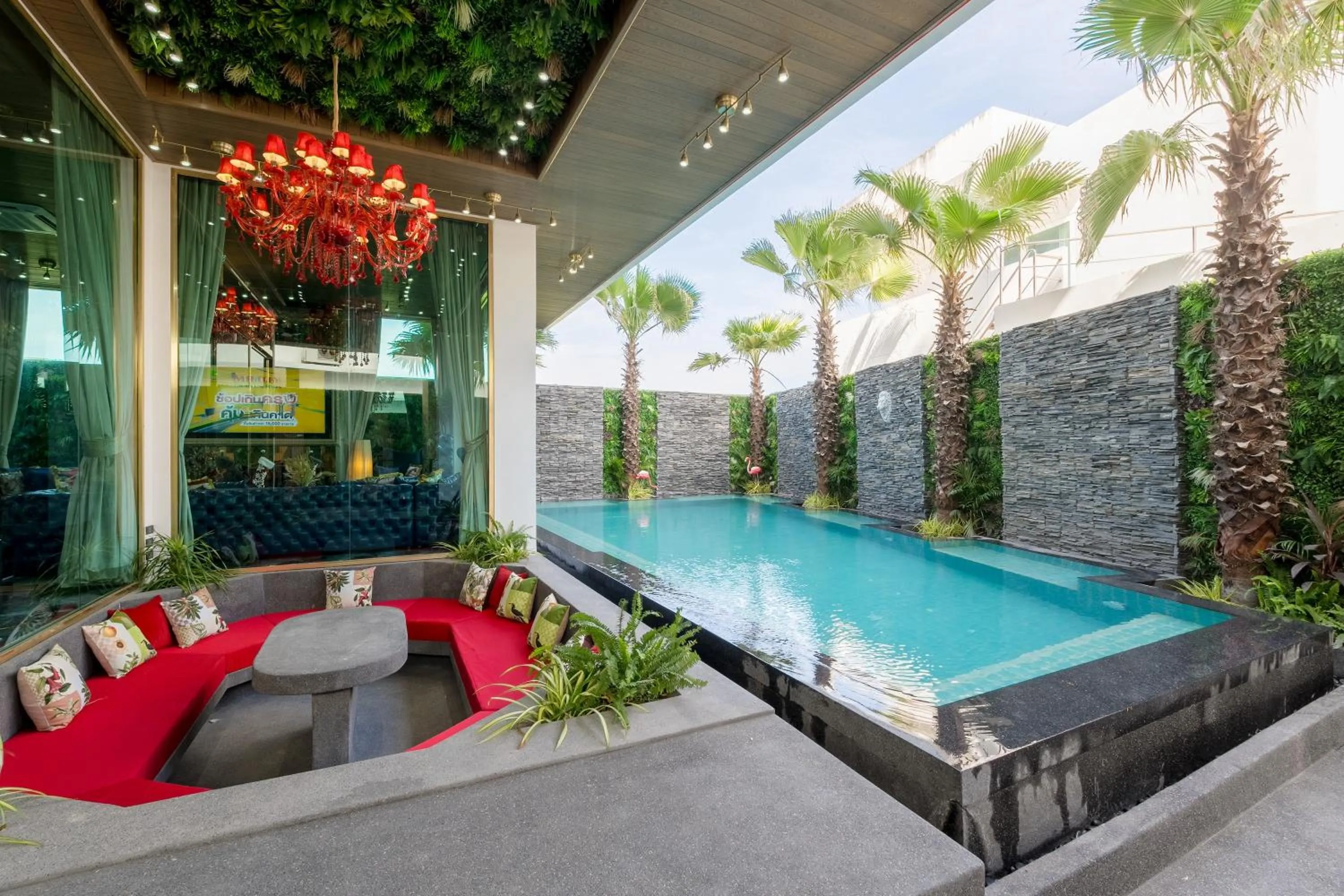 Patio in Villas In Pattaya