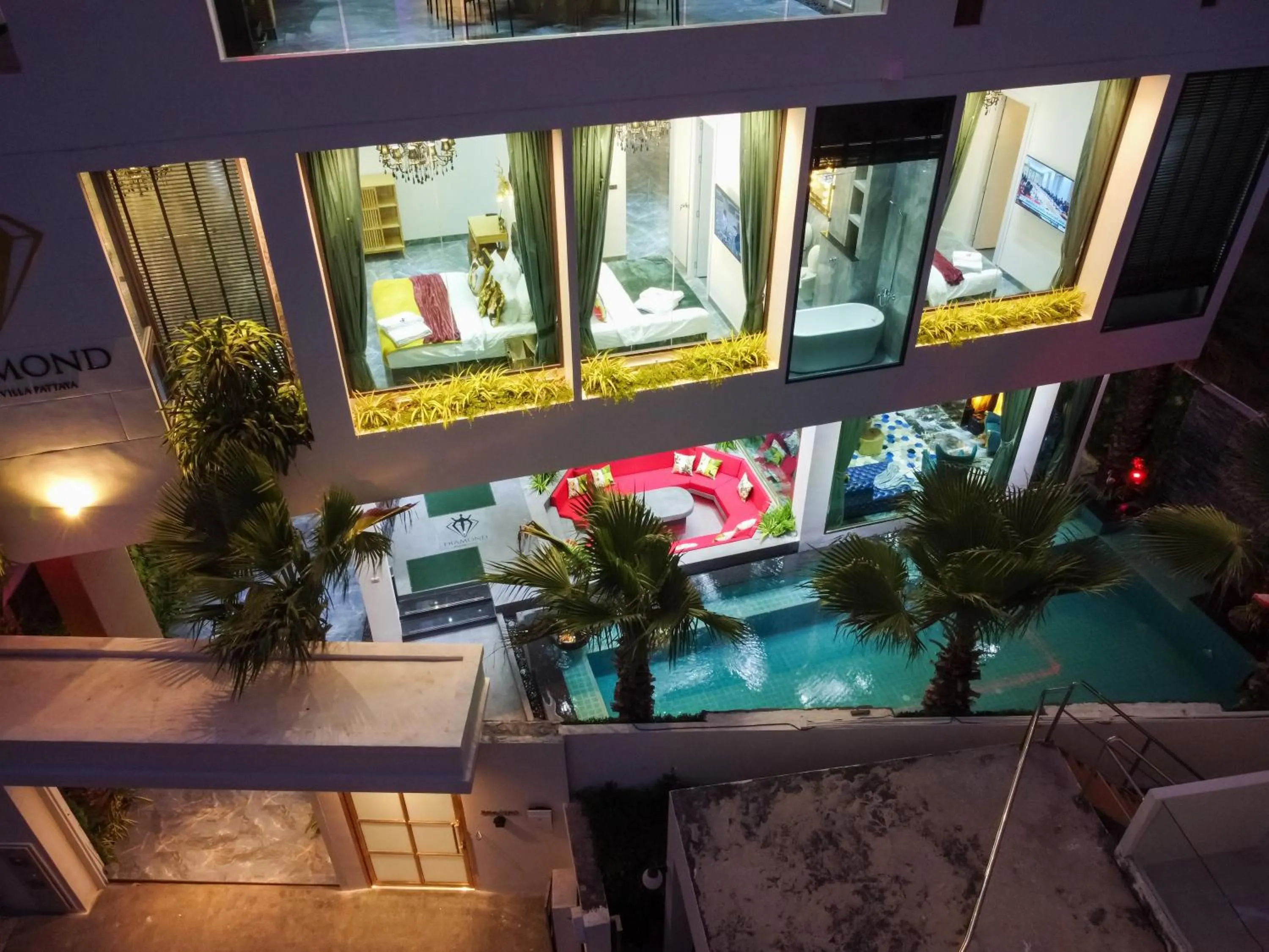 Patio in Villas In Pattaya