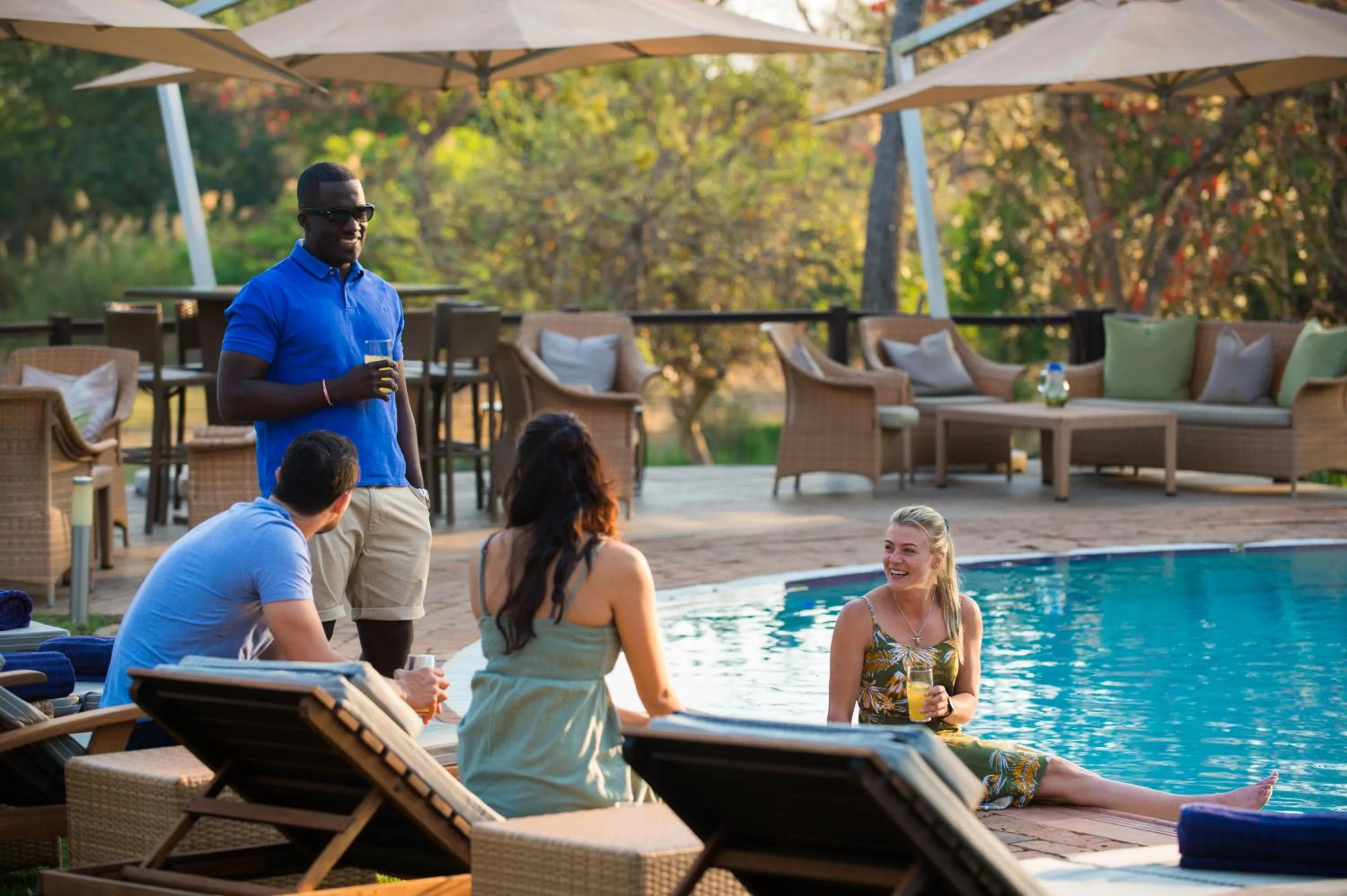 Swimming pool in Lilayi Lodge