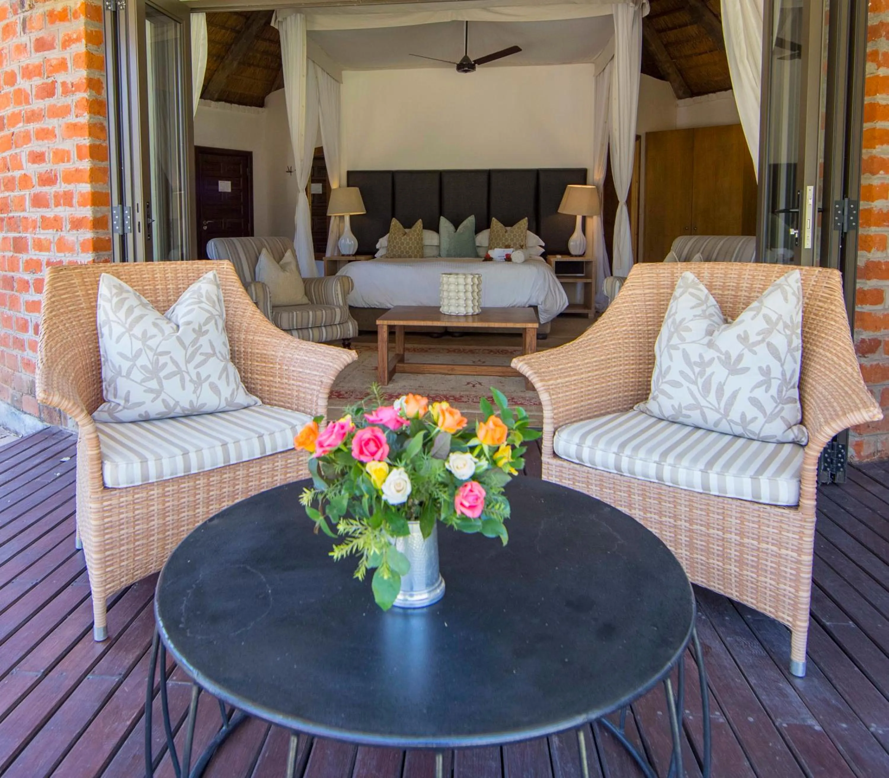 Patio in Lilayi Lodge