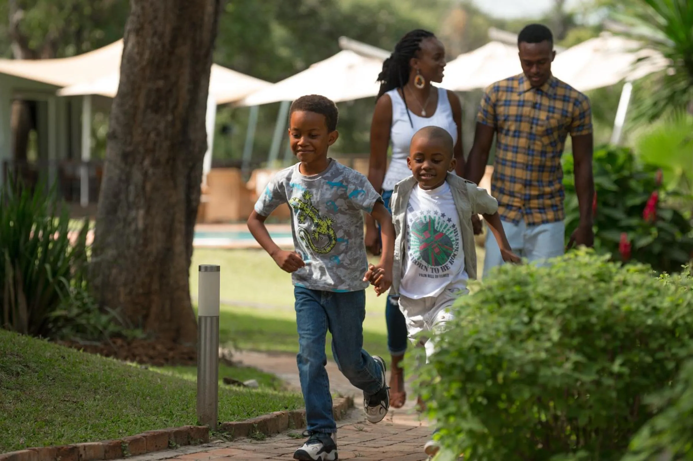 Family in Lilayi Lodge